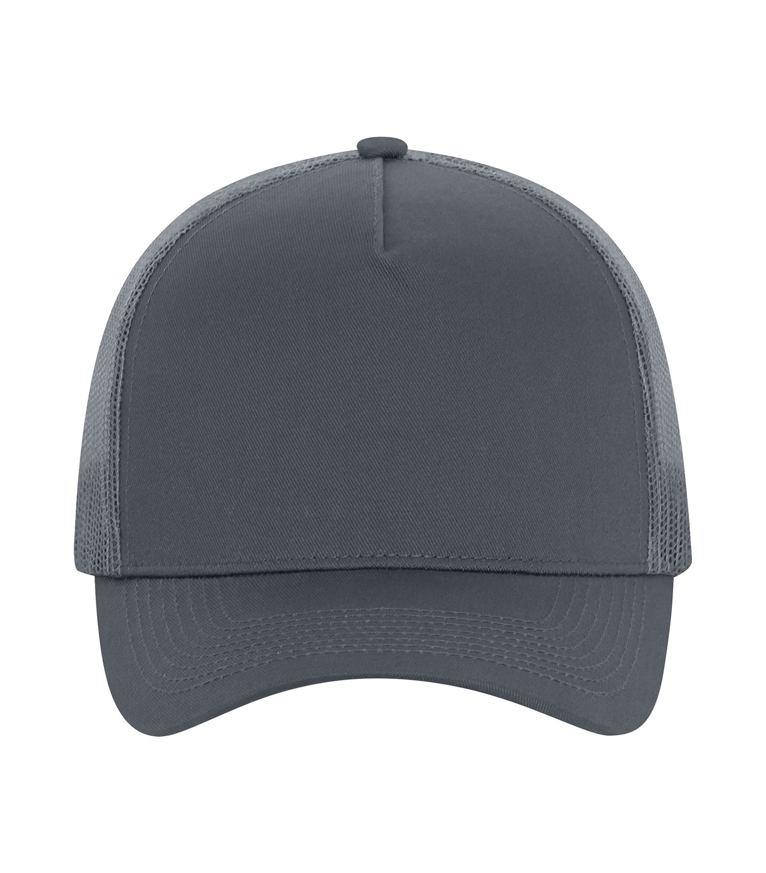 ATC EVERYDAY COTTON TWILL 5-PANEL TRUCKER CAP (C1342) - Coal Grey Coal Grey