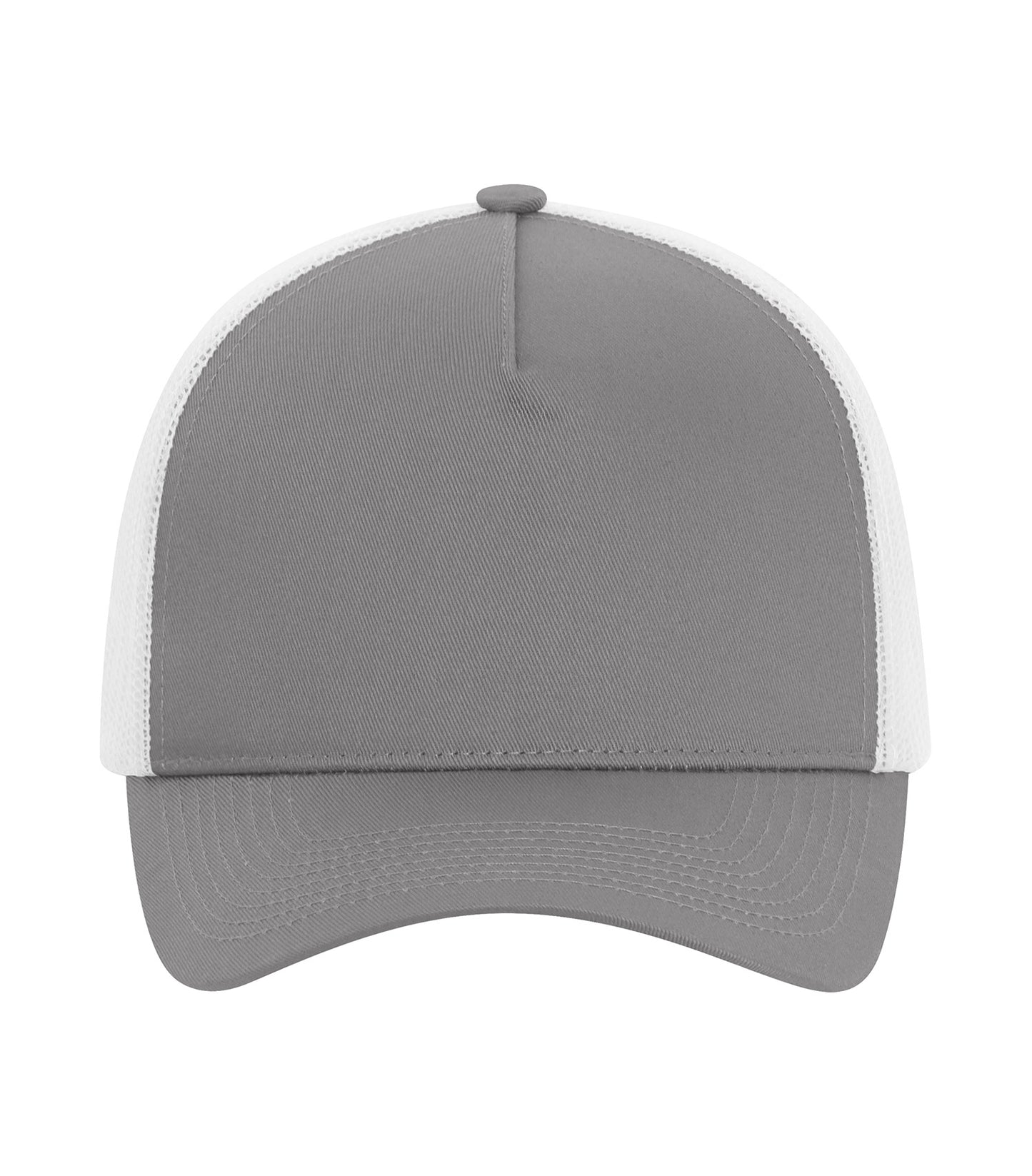ATC EVERYDAY COTTON TWILL 5-PANEL TRUCKER CAP (C1342) - Concrete White