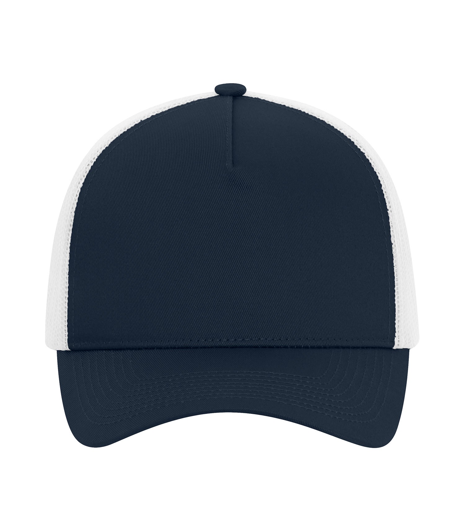 ATC EVERYDAY COTTON TWILL 5-PANEL TRUCKER CAP (C1342) - Navy White