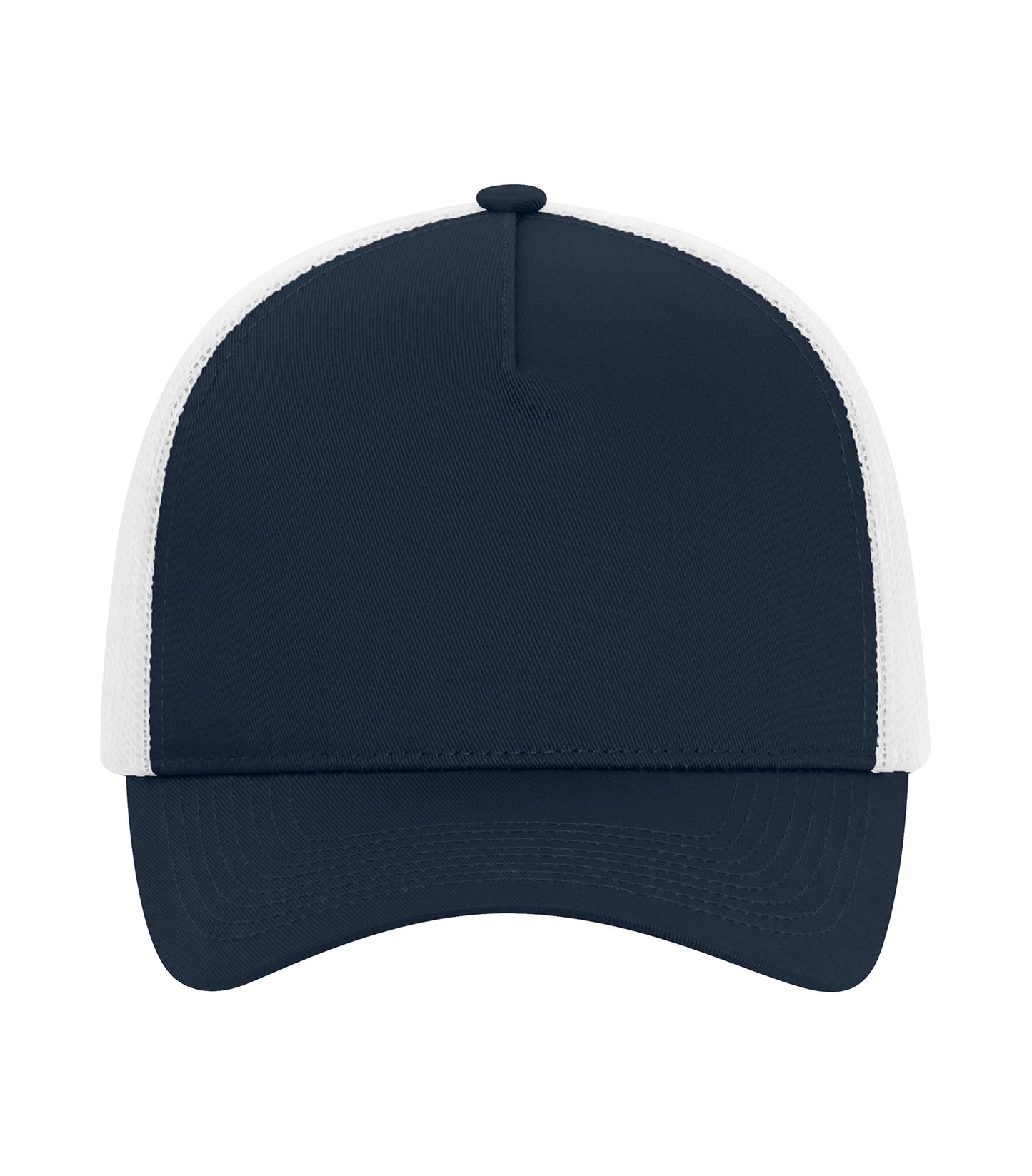 ATC EVERYDAY COTTON TWILL 5-PANEL TRUCKER CAP (C1342) - Navy White