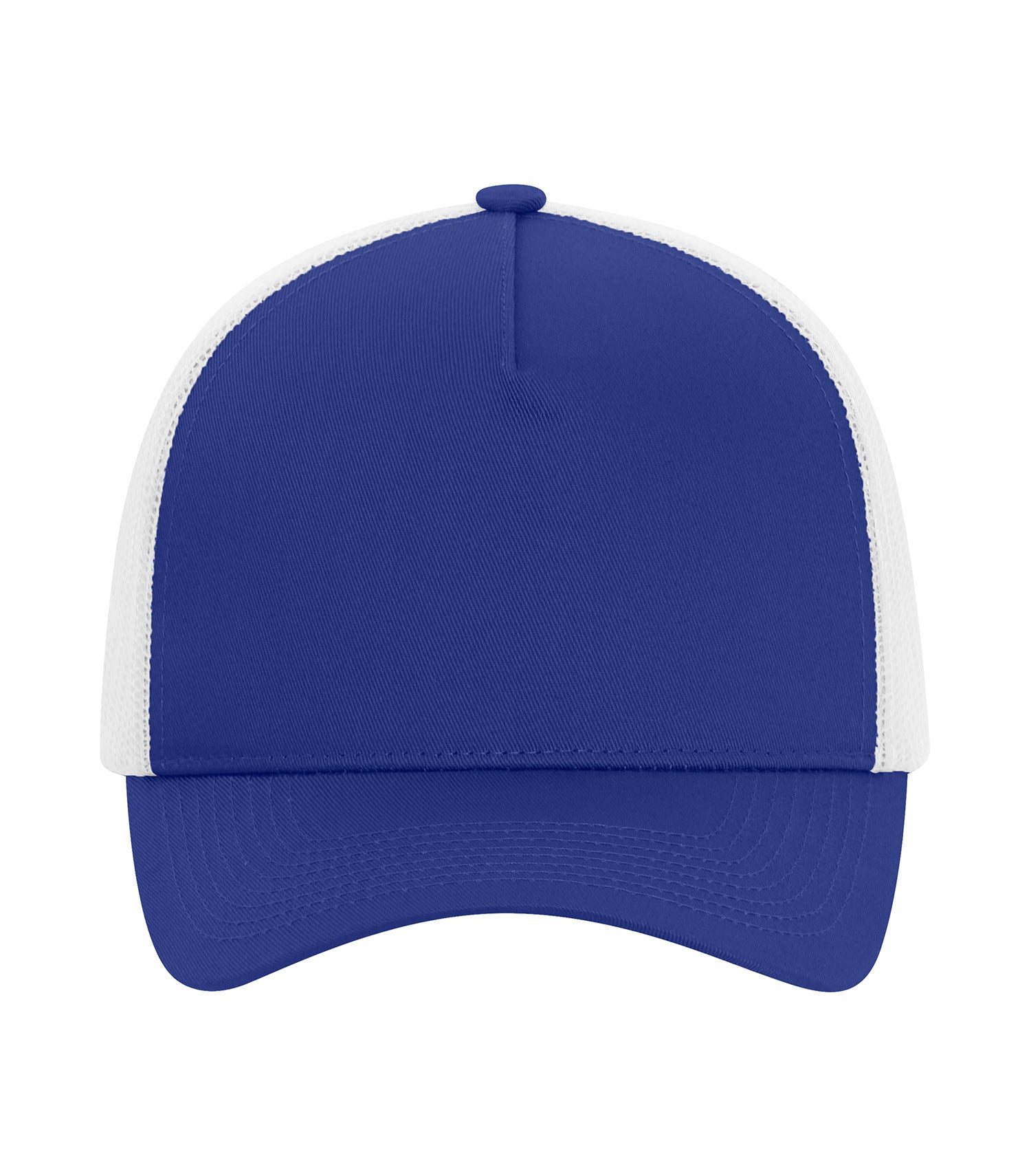 ATC EVERYDAY COTTON TWILL 5-PANEL TRUCKER CAP (C1342) - Royal White
