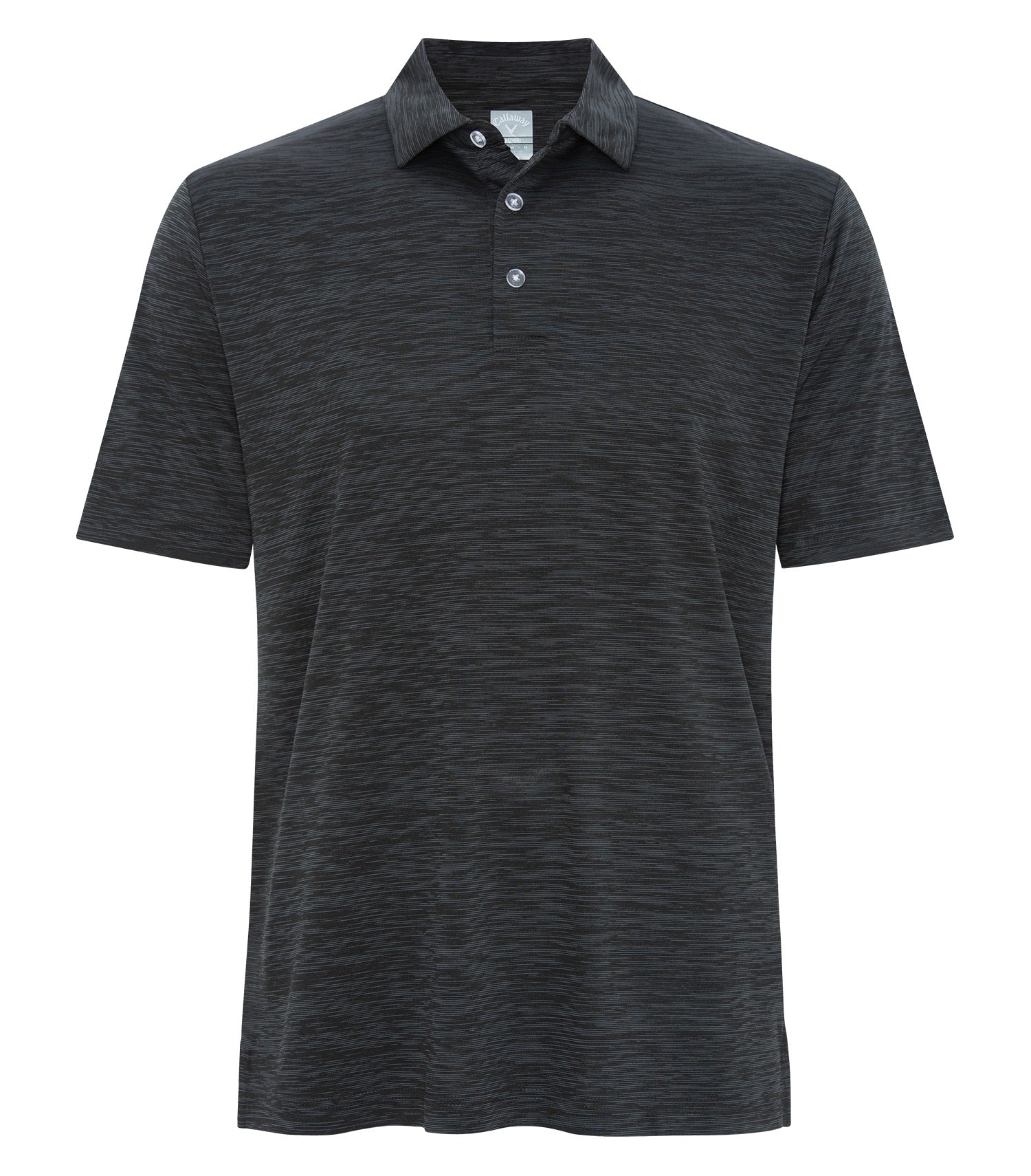 Callaway BROKEN STRIPE TEXTURE POLO (CGM737) - Black