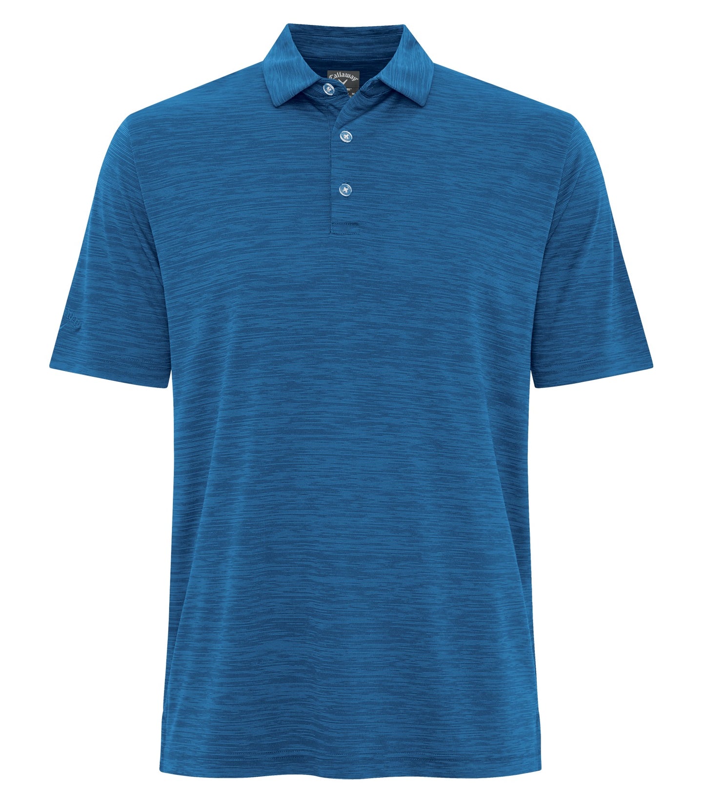 Callaway BROKEN STRIPE TEXTURE POLO (CGM737) - Blueberry Pancake