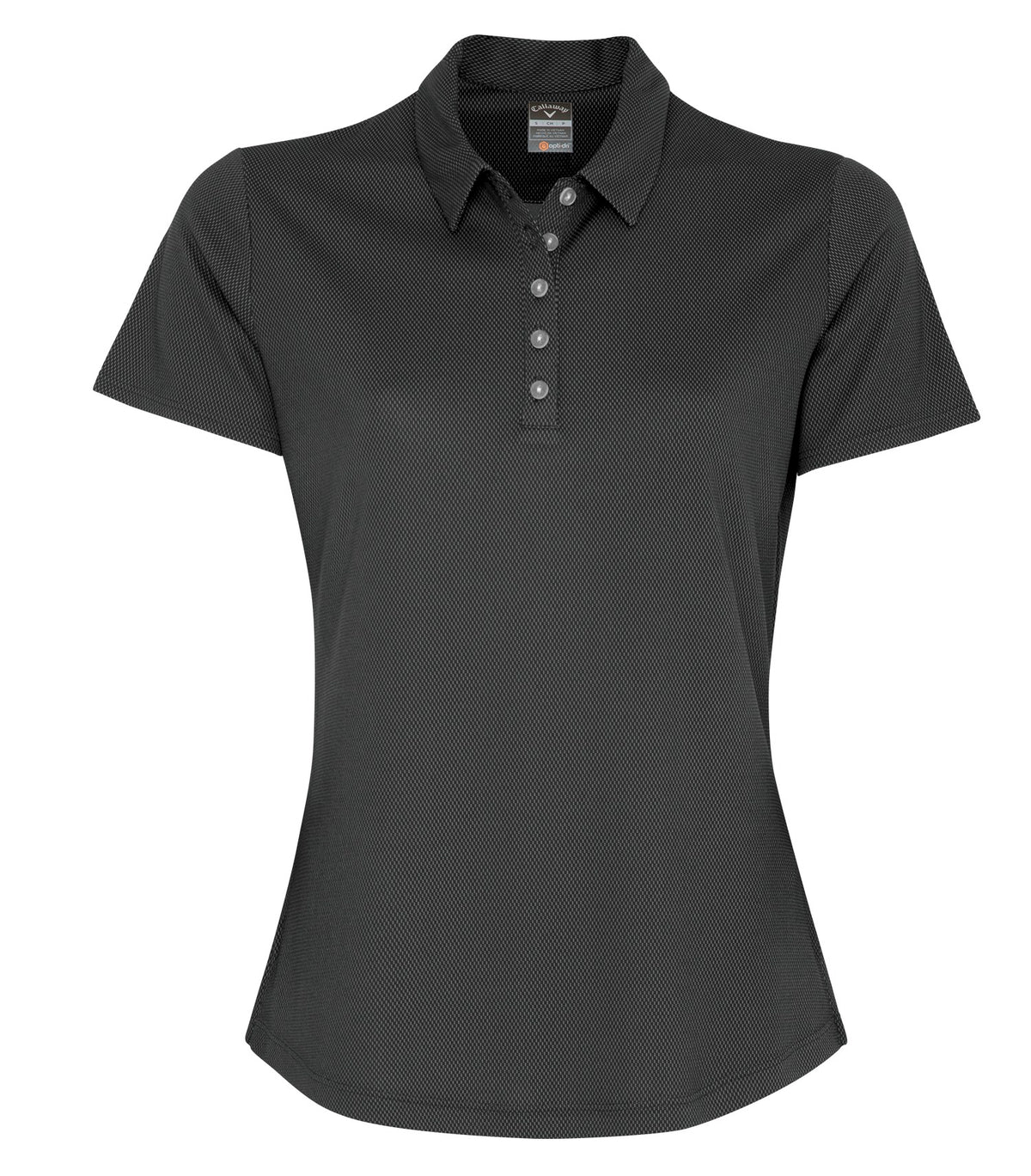 CALLAWAY BIRDSEYE LADIES' POLO - Black