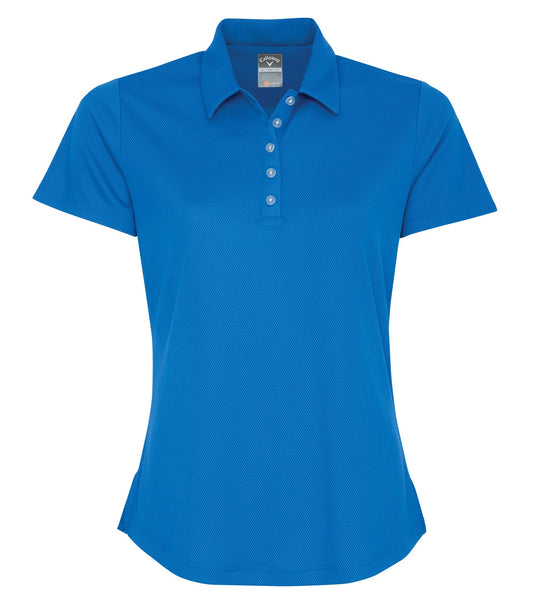 CALLAWAY BIRDSEYE LADIES' POLO - Magnetic Blue