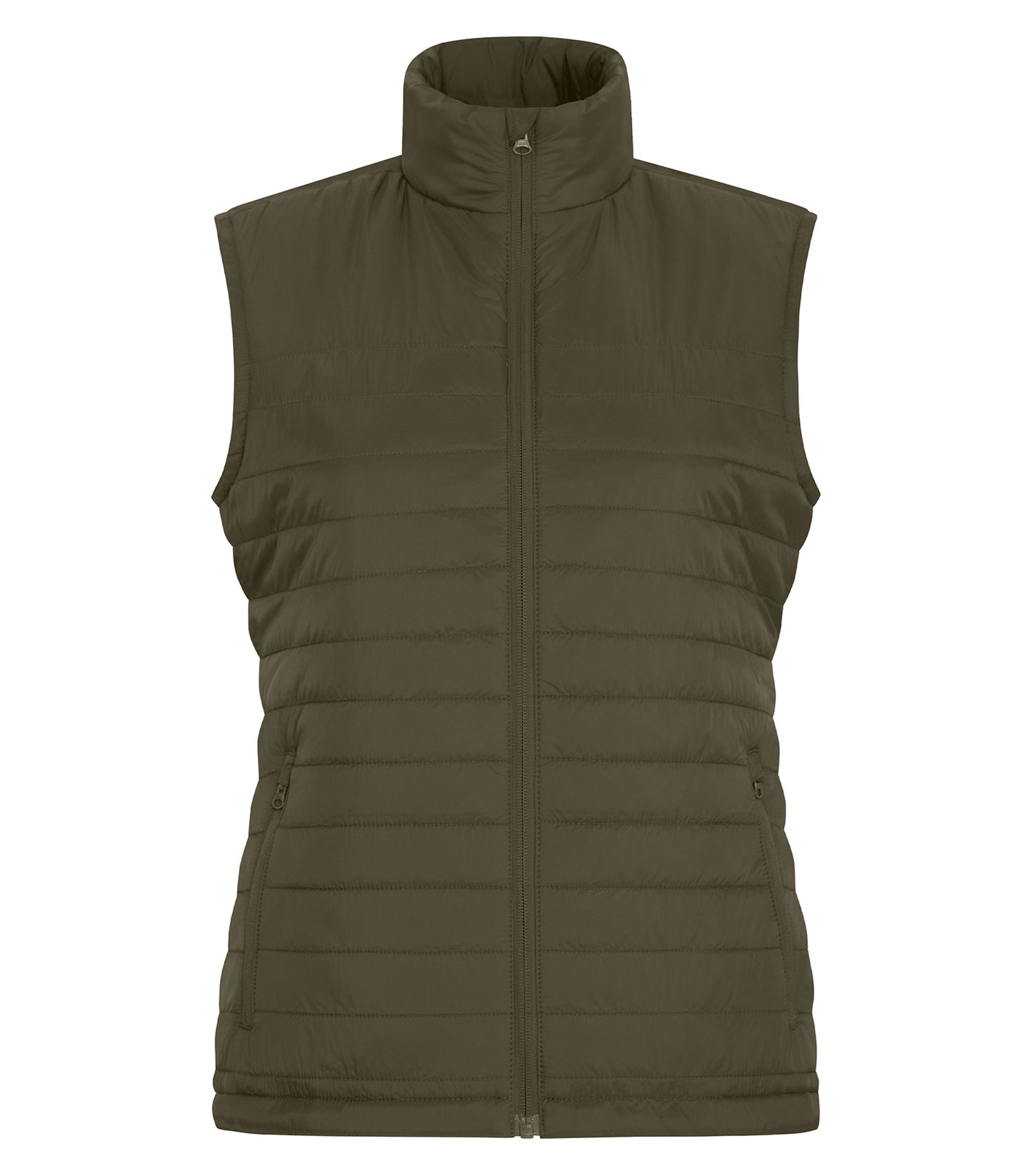 Coal Harbour GO TO PUFFY LADIES' VEST (CH7691L) - Olive Green