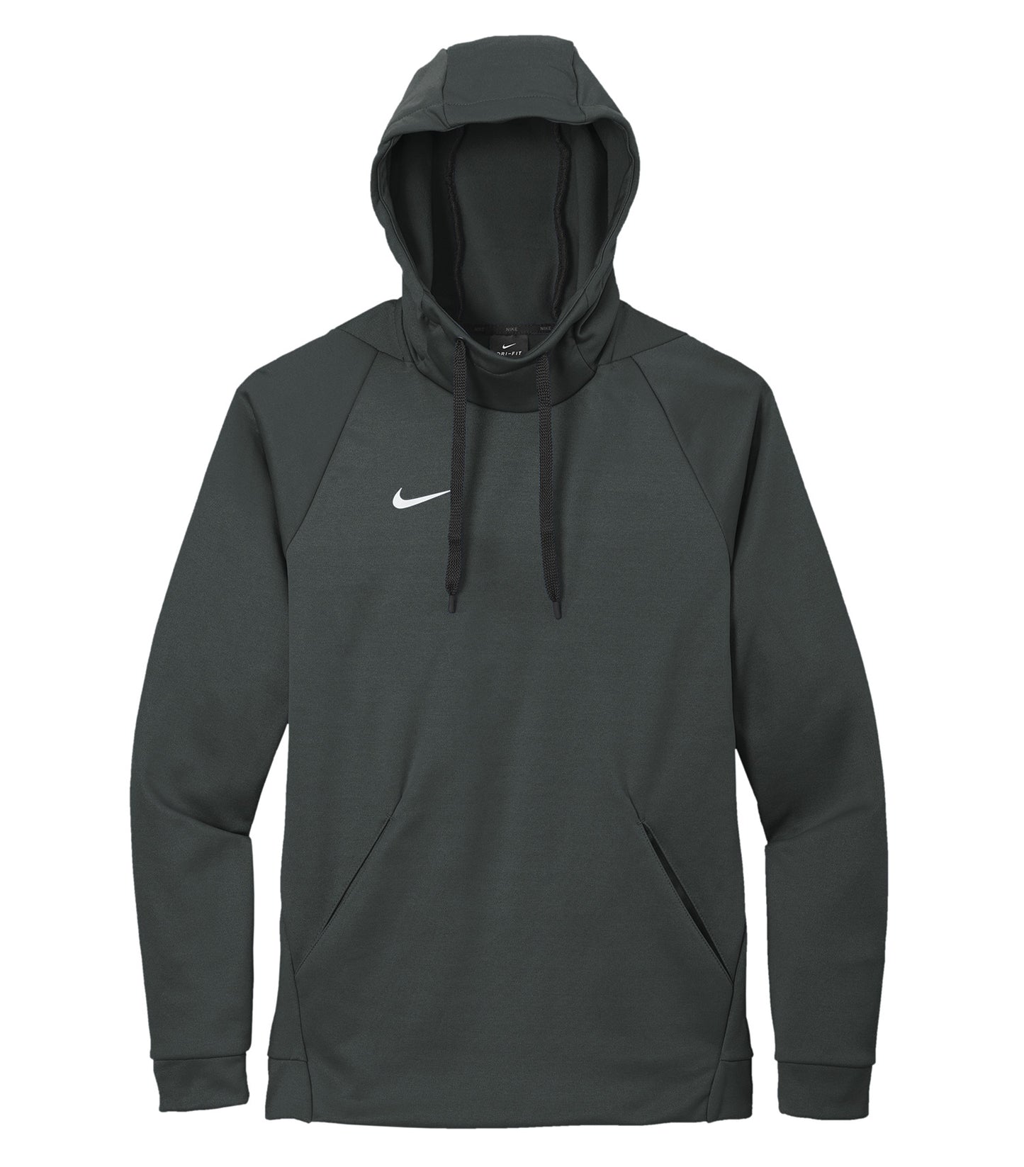 Nike Therma-FIT FLEECE PULLOVER HOODIE (CN9473) - Flat Front Team Anthracite