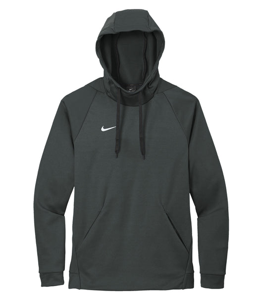 Nike Therma-FIT FLEECE PULLOVER HOODIE (CN9473) - Flat Front Team Anthracite
