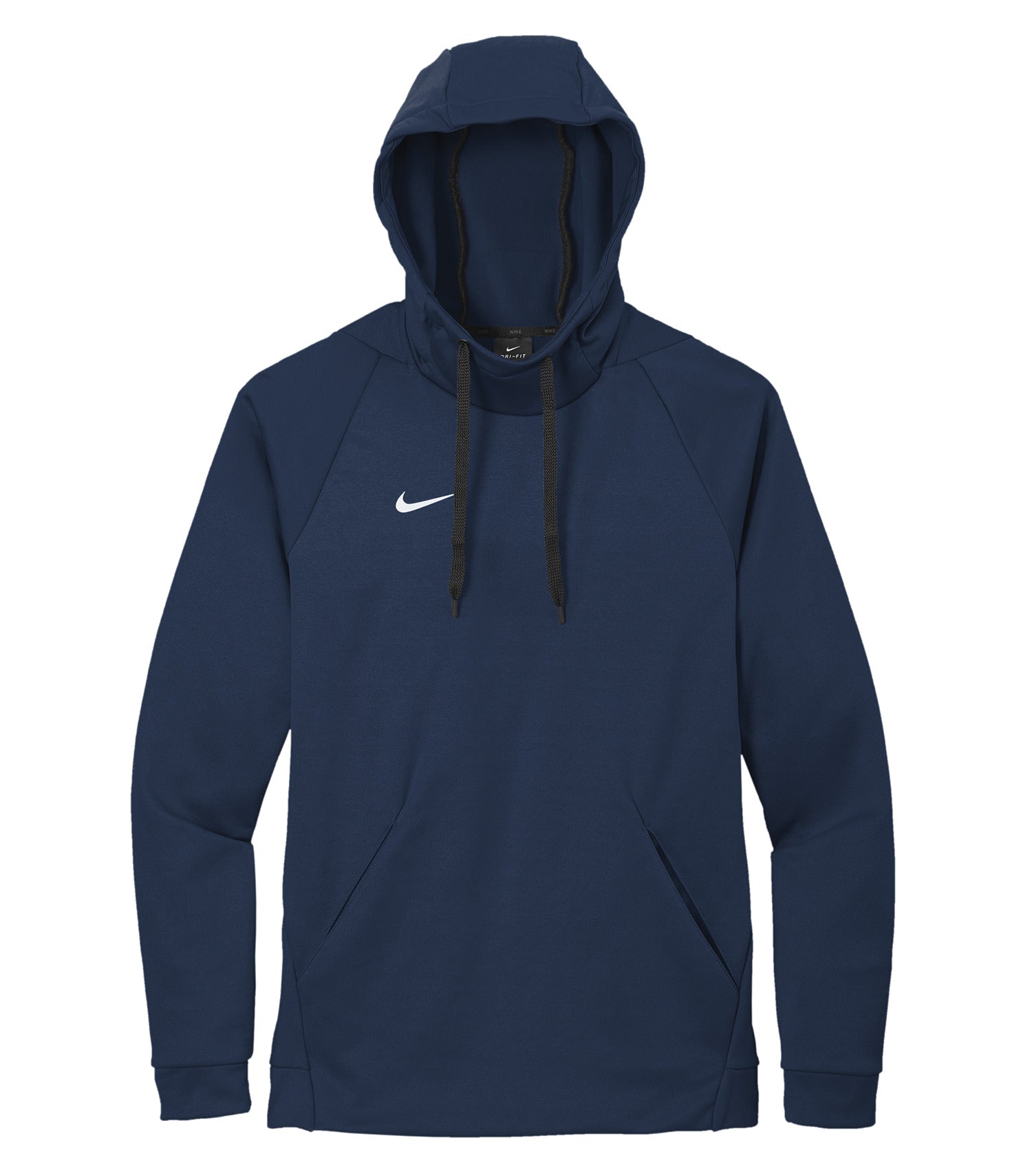 Nike Therma-FIT FLEECE PULLOVER HOODIE (CN9473) - Flat Front Team Navy