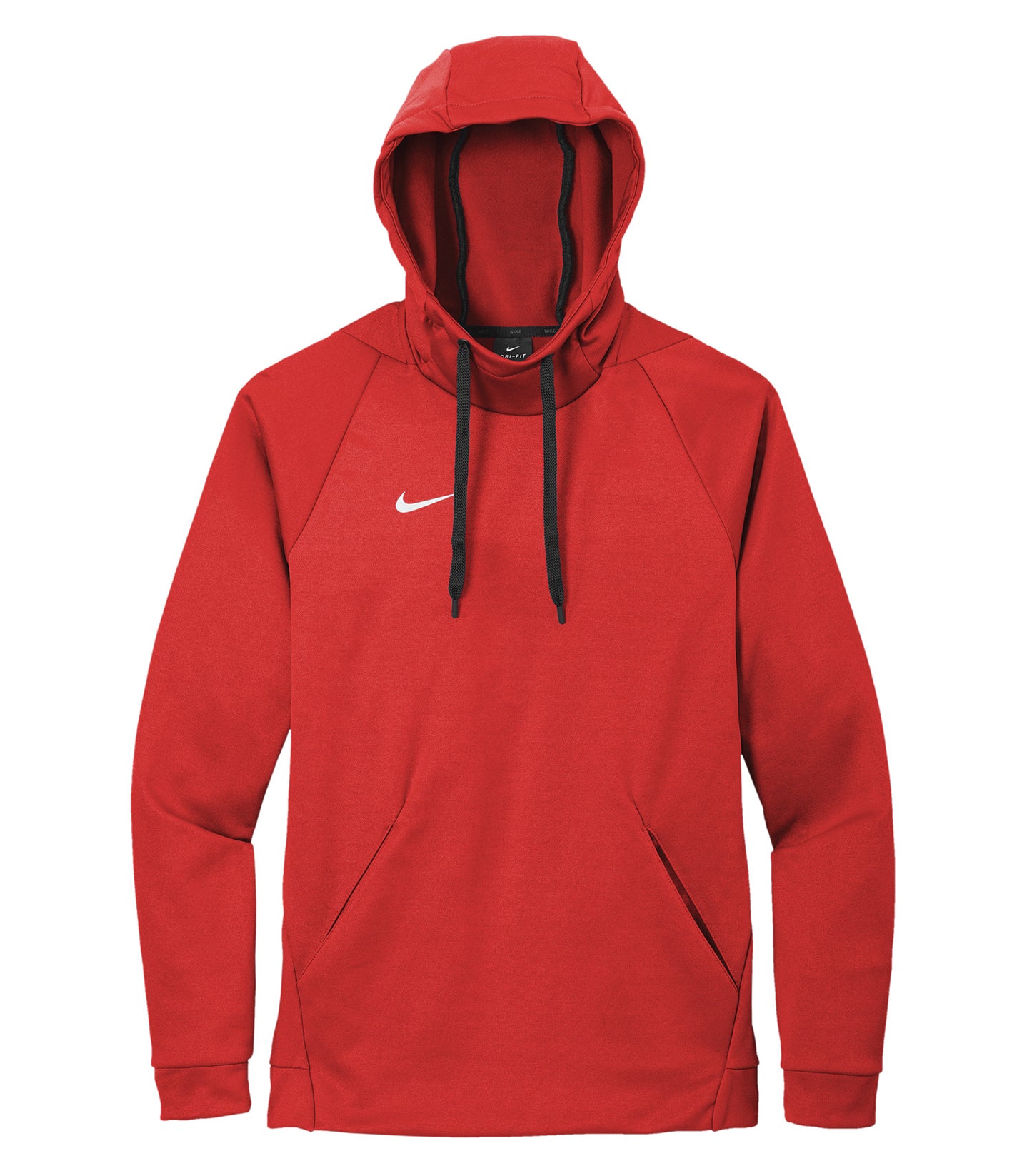 Nike Therma-FIT FLEECE PULLOVER HOODIE (CN9473) - Flat Front Team Scarlet