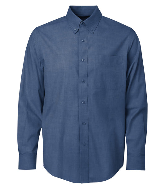 Coal Harbour TEXTURED CROSSHATCH WOVEN SHIRT (D6004) - Deepblue