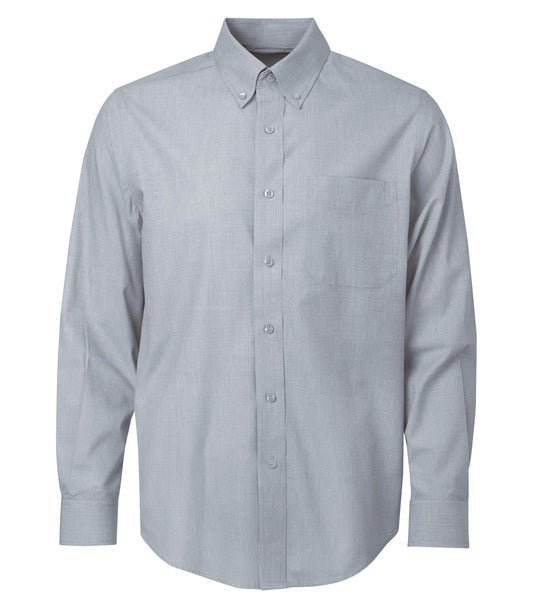 COAL HARBOUR® TEXTURED CROSSHATCH WOVEN SHIRT - Navy Frost