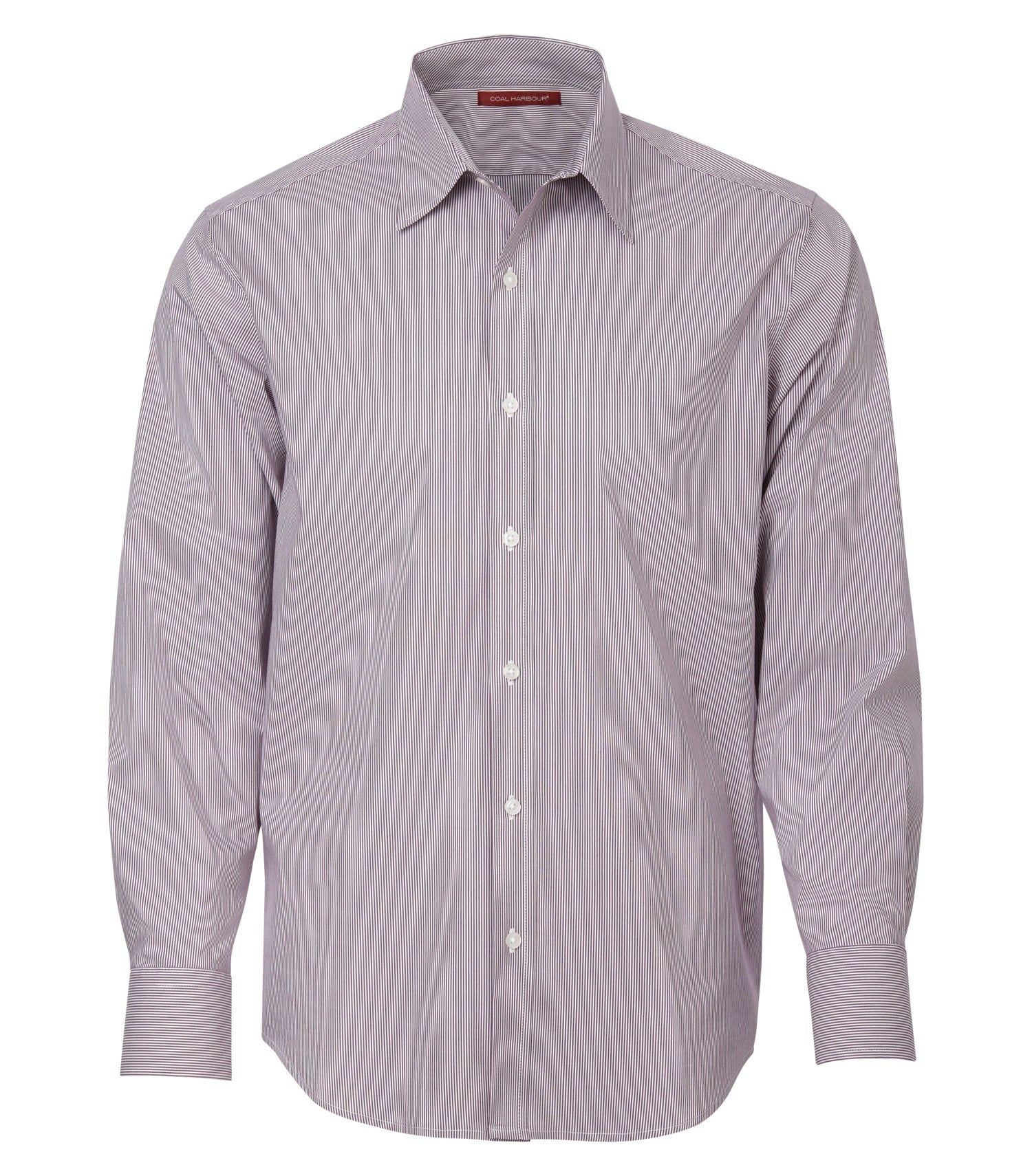 Coal Harbour MINI STRIPE STRETCH WOVEN SHIRT (D6006) - Auberginepurple 5153