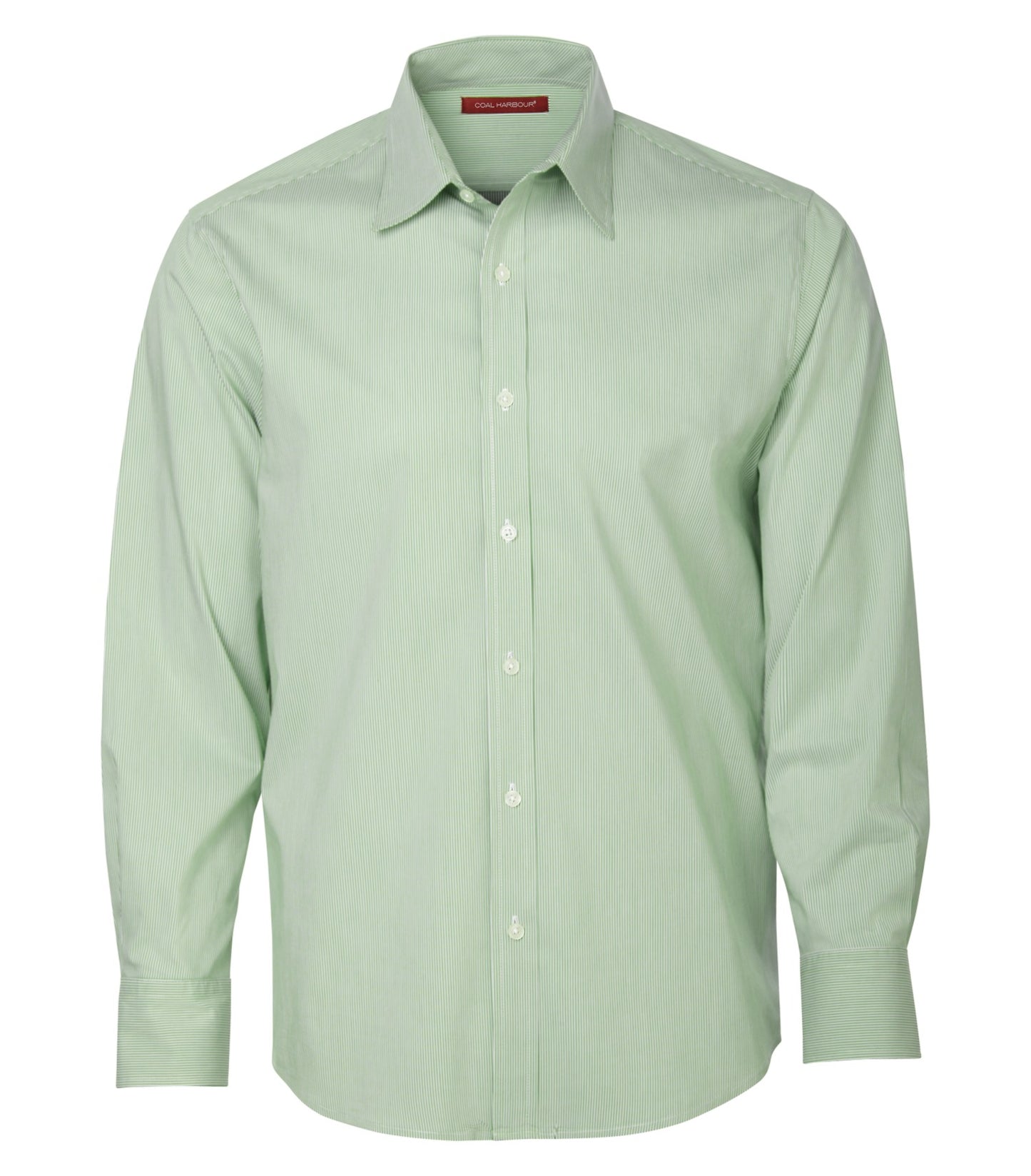 Coal Harbour MINI STRIPE STRETCH WOVEN SHIRT (D6006) - Wintergreen 5104