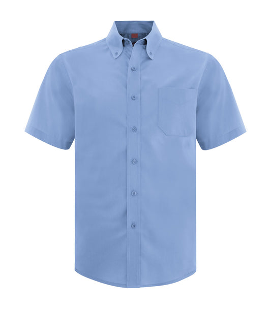 COAL HARBOUR® EVERYDAY SHORT SLEEVE WOVEN SHIRT - Blue Lake
