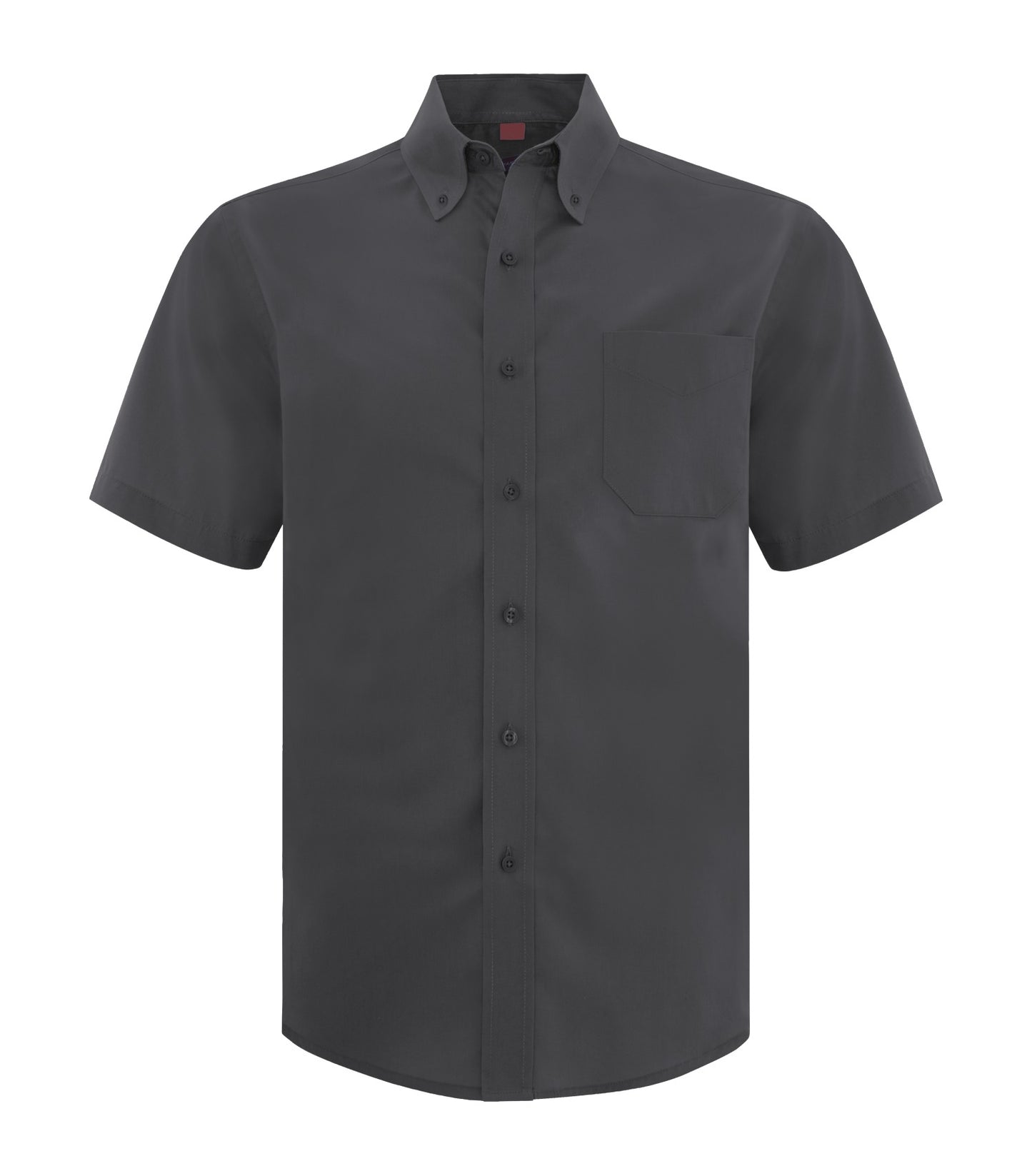 Coal Harbour EVERYDAY SHORT SLEEVE WOVEN SHIRT (D6021) - Irongreyv2