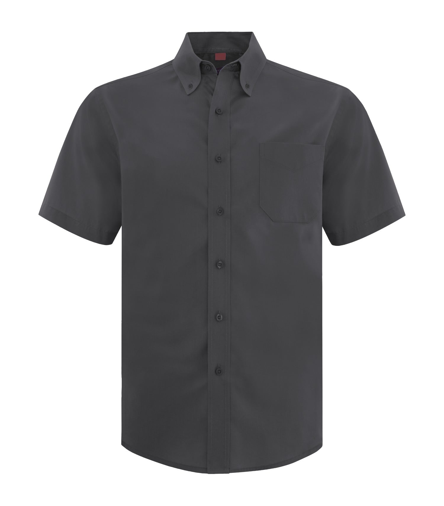 Coal Harbour EVERYDAY SHORT SLEEVE WOVEN SHIRT (D6021) - Irongreyv2