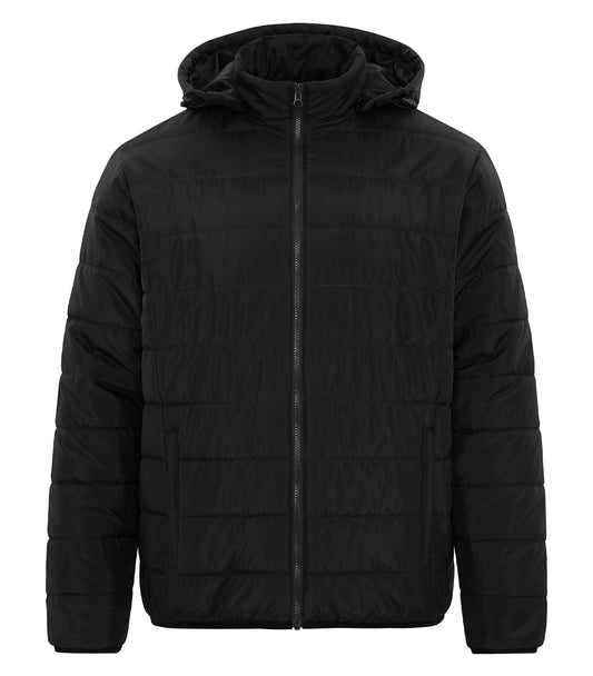 DRYFRAME® ESSENTIAL HOODED INSULATED JACKET - Black