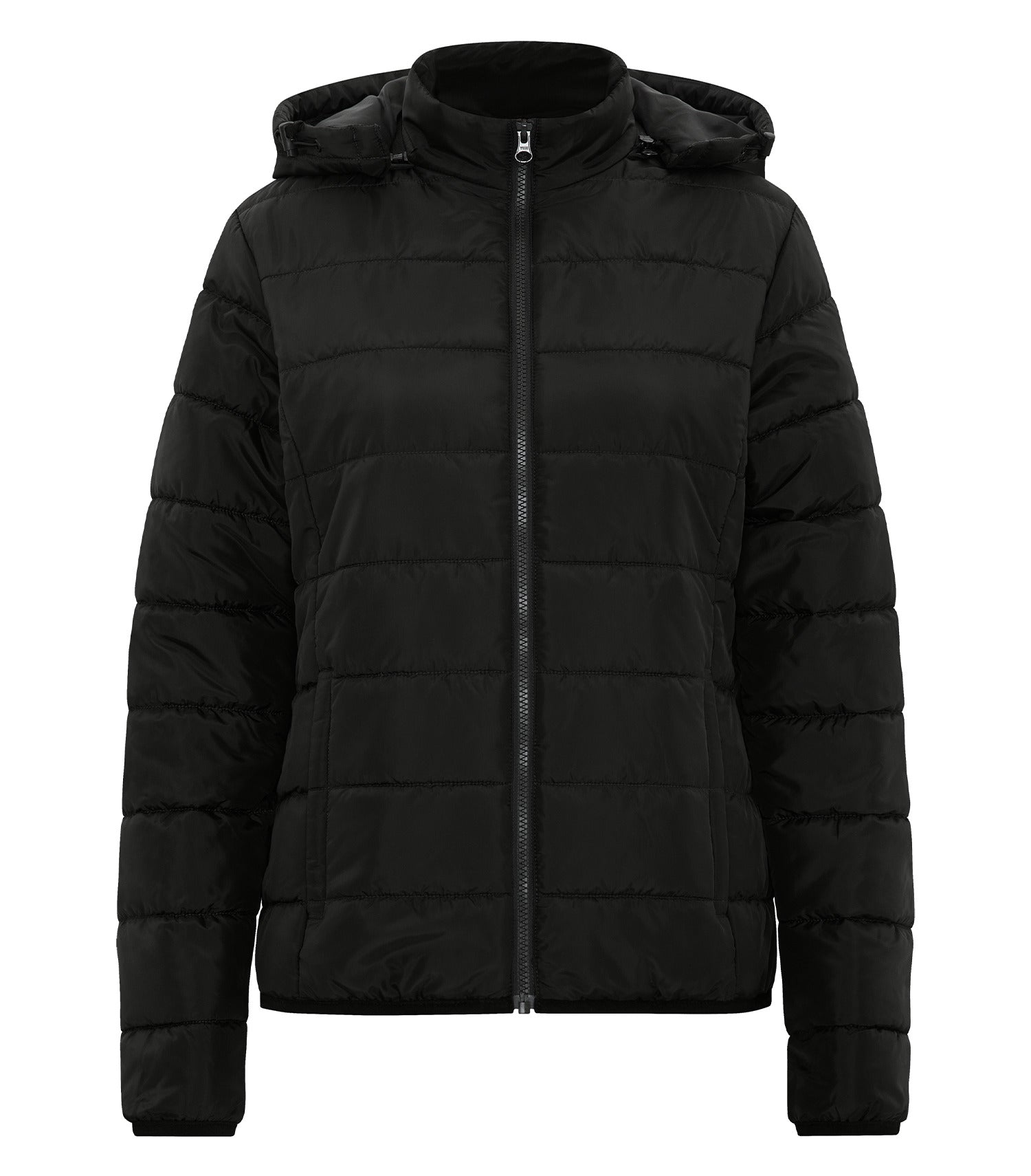 Dryframe ESSENTIAL HOODED INSULATED LADIES' JACKET (DF7630L) - Black