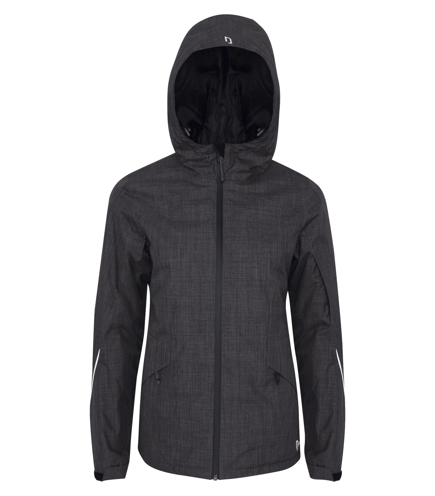 Dryframe THERMO TECH INSULATED WATERPROOF LADIES' JACKET (DF7633L) - Hood Asphalt