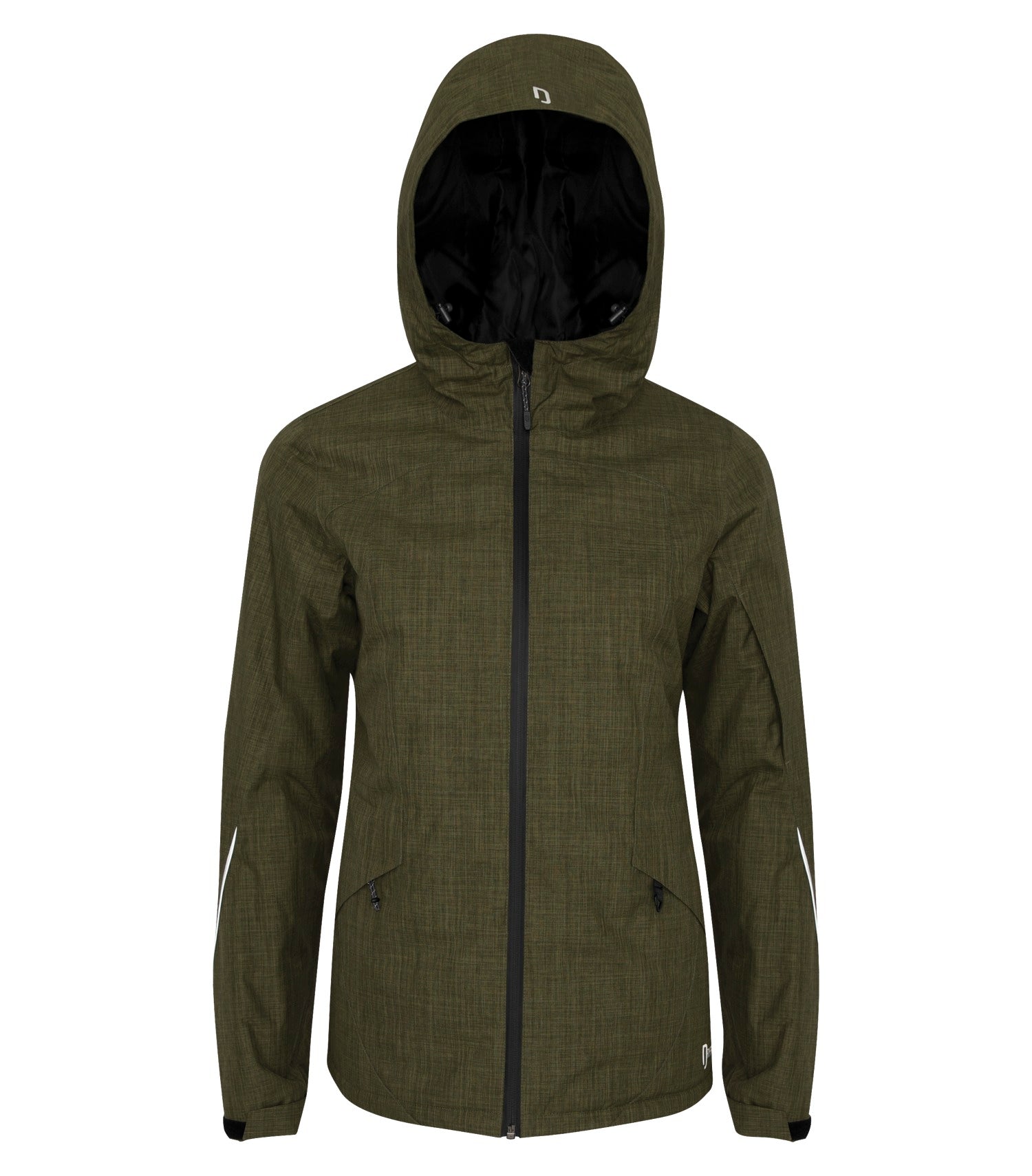 Dryframe THERMO TECH INSULATED WATERPROOF LADIES' JACKET (DF7633L) - Hood Mineralgreen