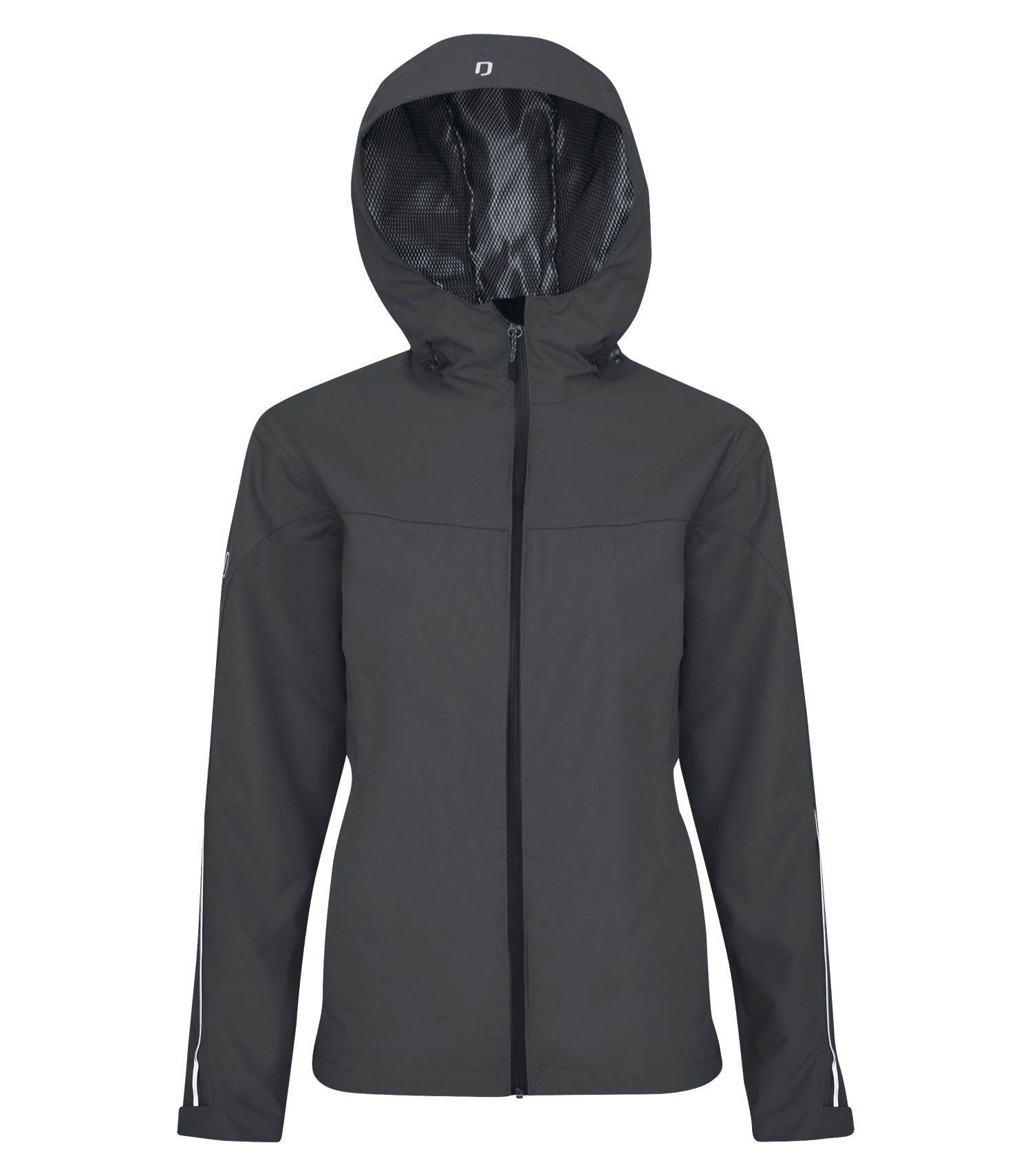 Dryframe DRY TECH WATERPROOF SHELL SYSTEM PERFORMANCE LADIES' JACKET (DF7634L) - Hood Asphalt