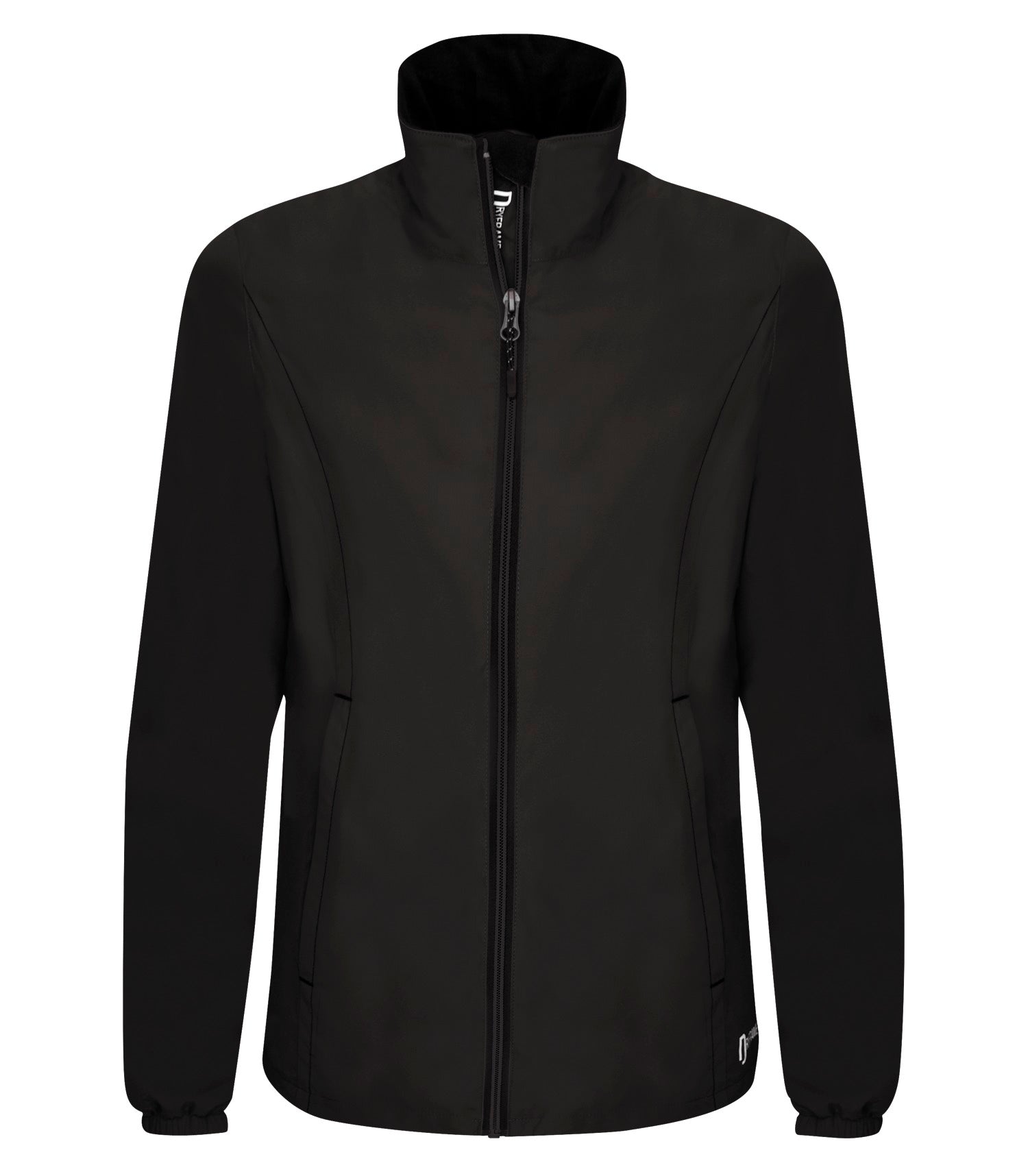 Dryframe MICRO RIPSTOP TECH WATER RESISTANT FLEECE LINED LADIES' JACKET (DF7636L) - Black