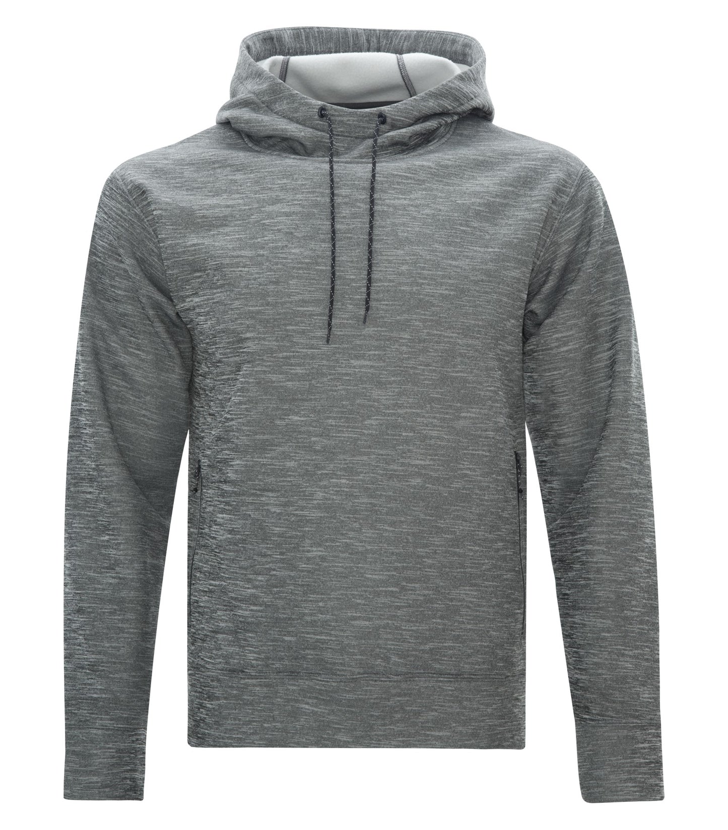 Dryframe DRY TECH WATER RESISTANT FLEECE PULLOVER HOOD (DF7656) - Asphaltheather