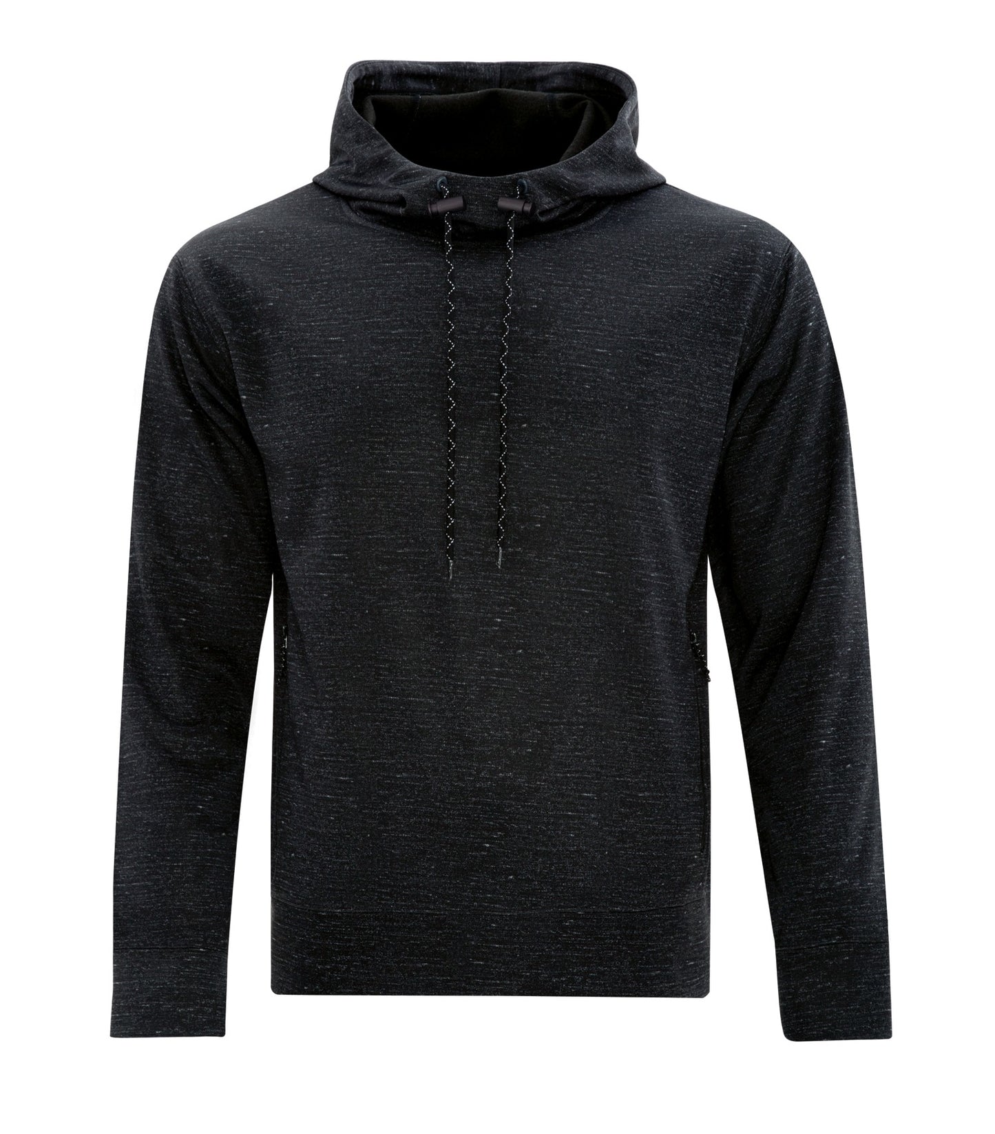 Dryframe DRY TECH WATER RESISTANT FLEECE PULLOVER HOOD (DF7656) - Blackheather