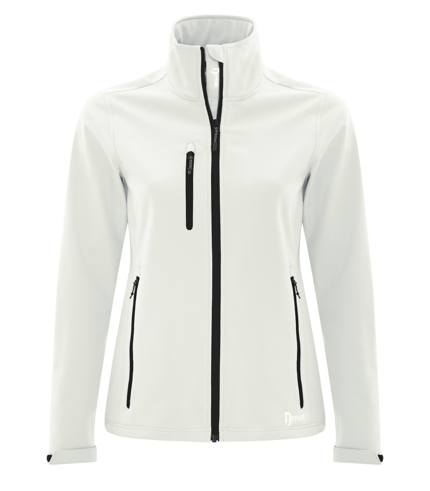 Dryframe STRATA TECH WATER REPELLENT SOFT SHELL LADIES' JACKET (DF7662L) - Glaciergrey