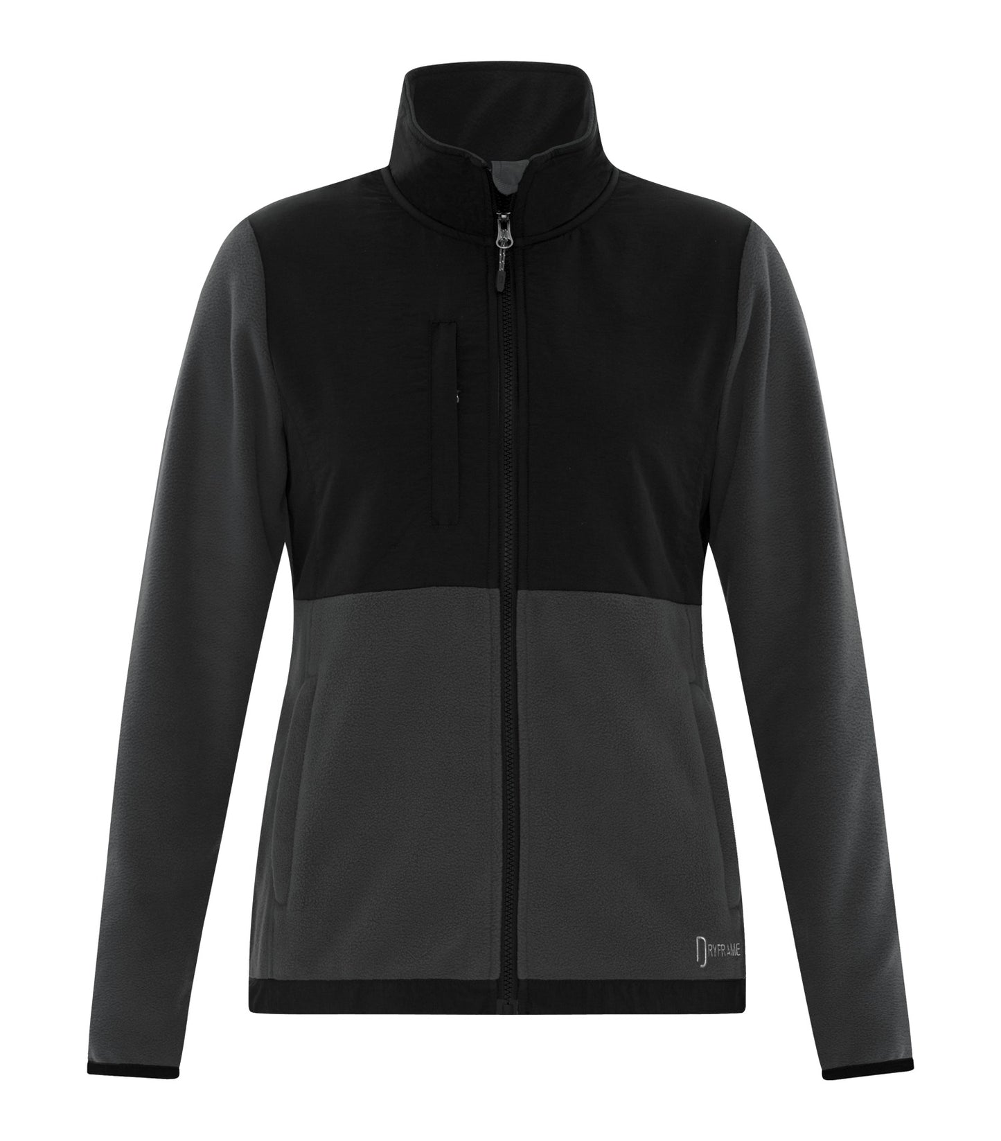 Dryframe HURON FLEECE TECH LADIES' JACKET (DF7670L) - Ashphalt