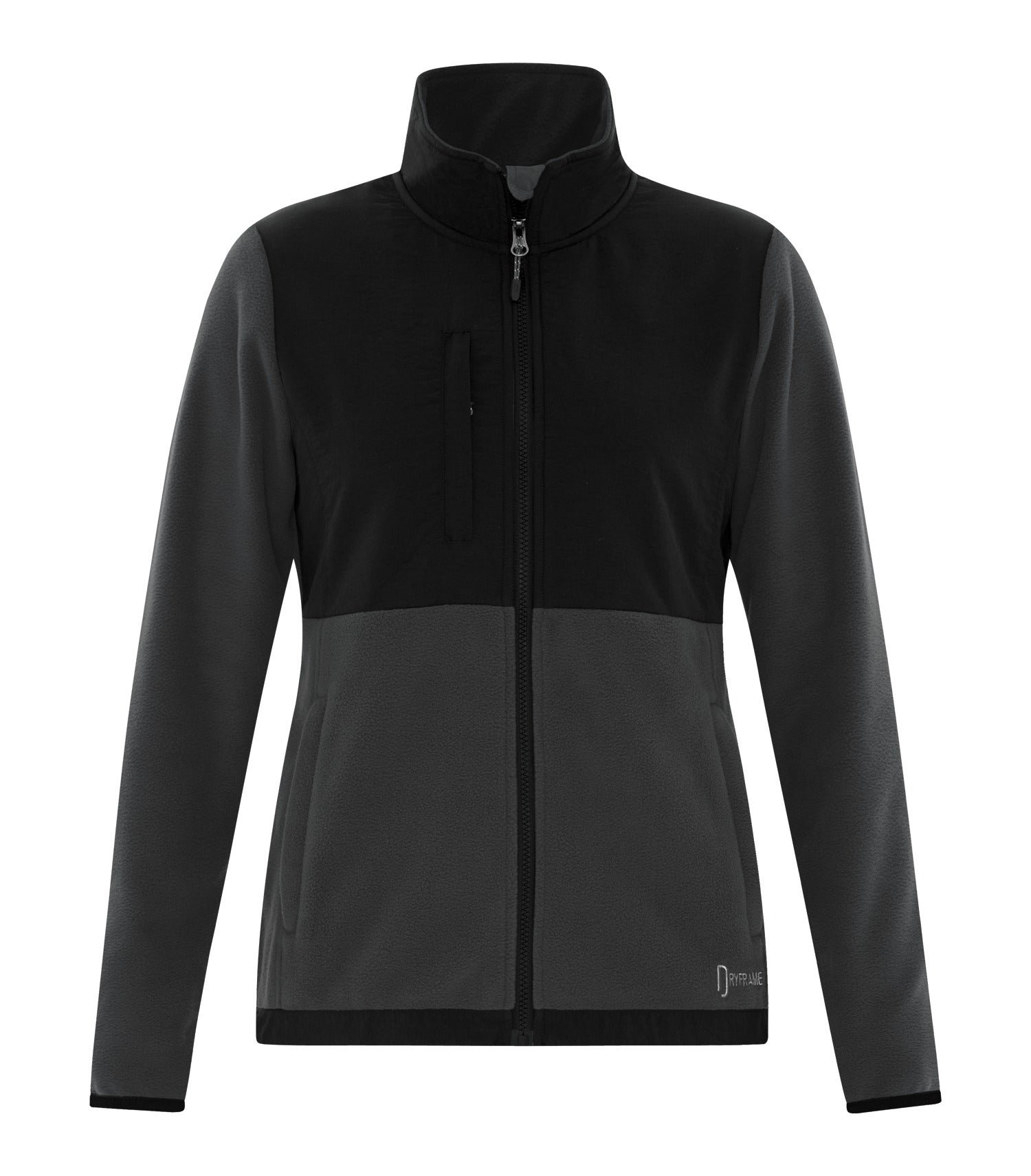 Dryframe HURON FLEECE TECH LADIES' JACKET (DF7670L) - Ashphalt