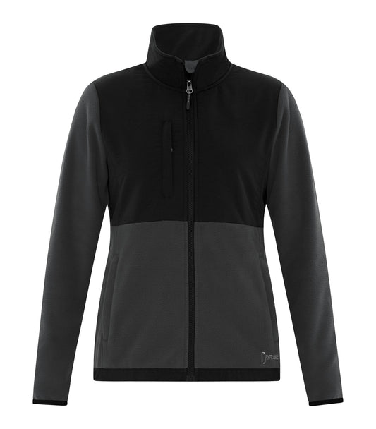 Dryframe HURON FLEECE TECH LADIES' JACKET (DF7670L) - Ashphalt