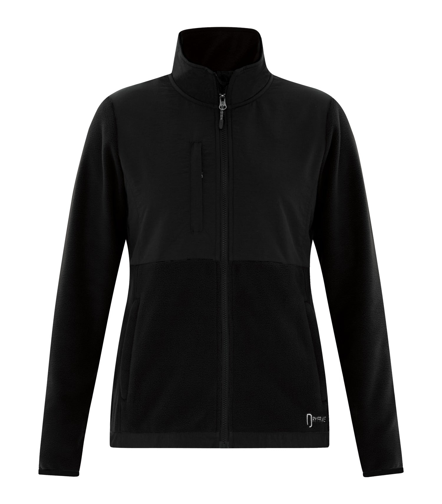 Dryframe HURON FLEECE TECH LADIES' JACKET (DF7670L) - Black