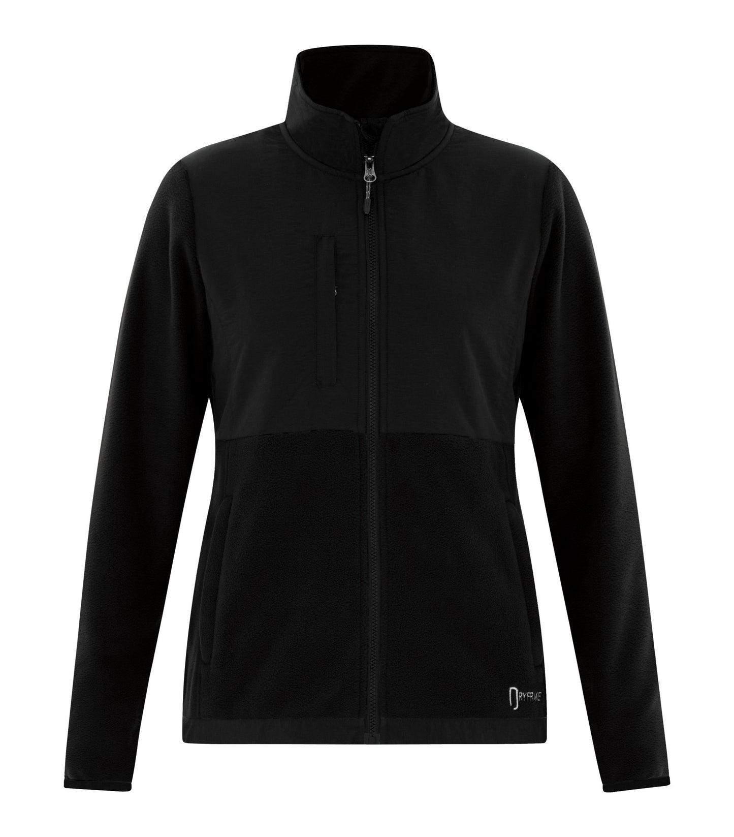 Dryframe HURON FLEECE TECH LADIES' JACKET (DF7670L) - Black
