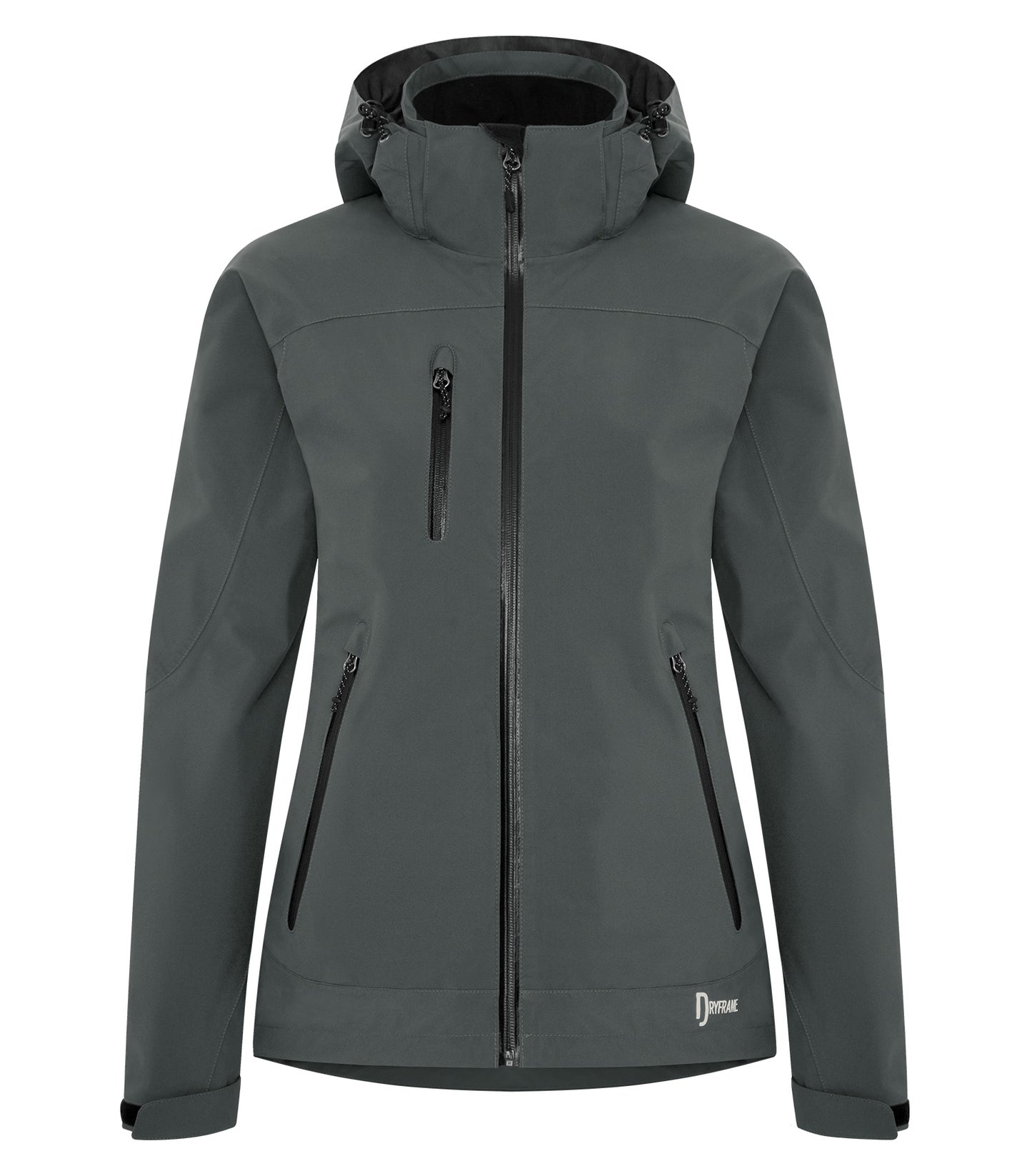 Dryframe TRI-TECH WATERPROOF HARD SHELL LADIES' JACKET (DF7672L) - Asphalt