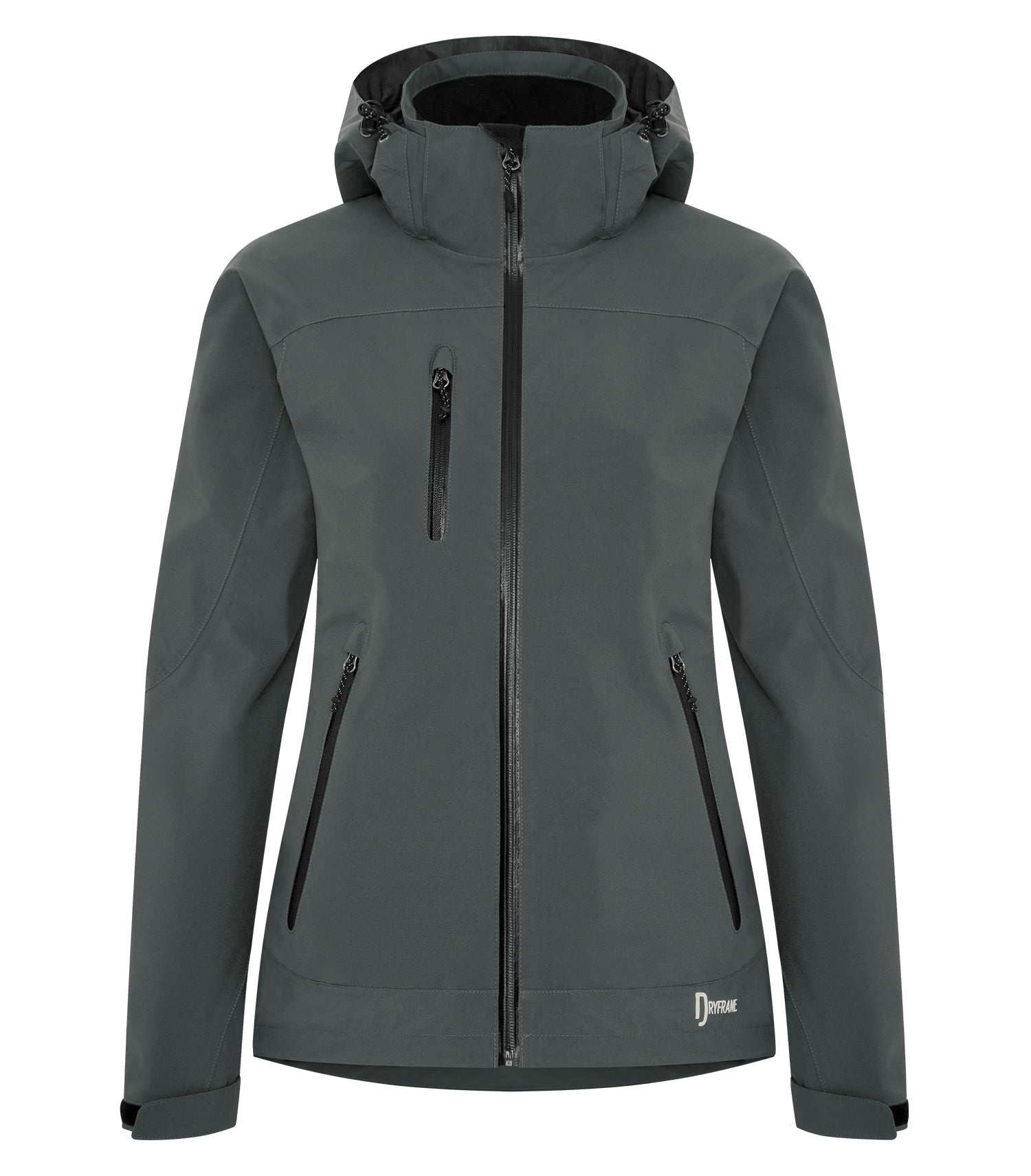 Dryframe TRI-TECH WATERPROOF HARD SHELL LADIES' JACKET (DF7672L) - Asphalt