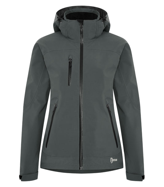 DRYFRAME® TRI-TECH WATERPROOF HARD SHELL LADIES' JACKET - Asphalt
