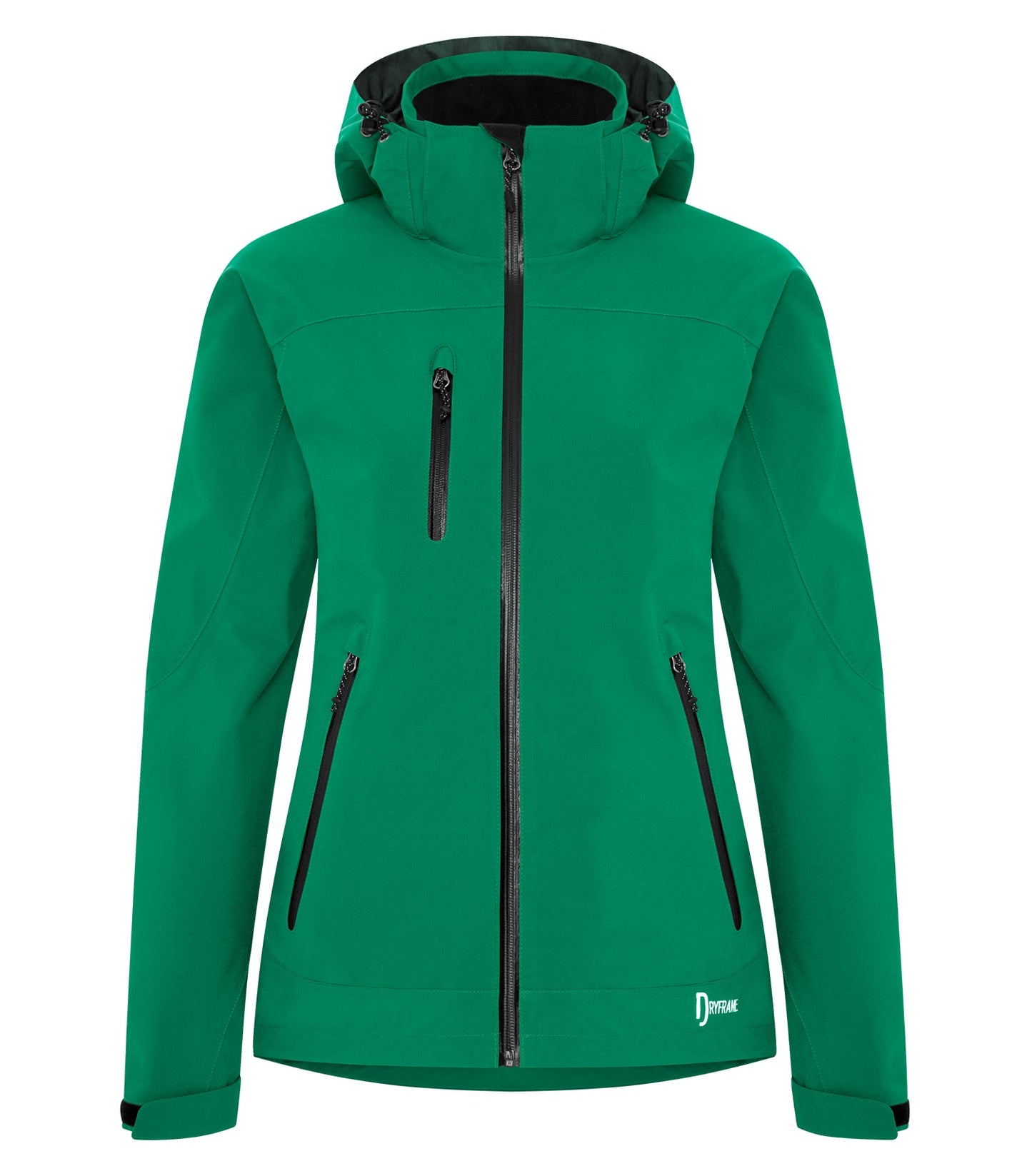 Dryframe TRI-TECH WATERPROOF HARD SHELL LADIES' JACKET (DF7672L) - Emerald