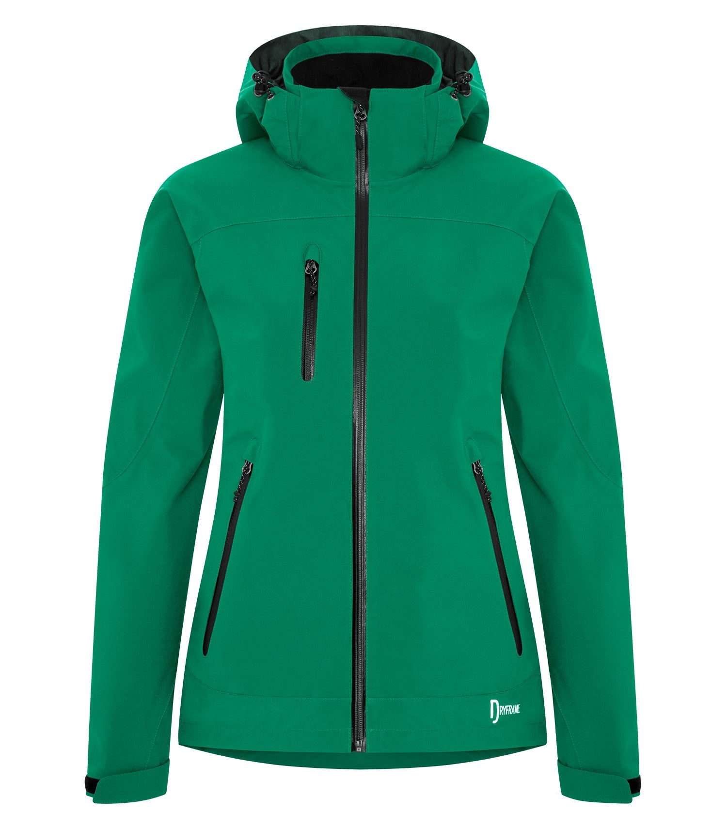 Dryframe TRI-TECH WATERPROOF HARD SHELL LADIES' JACKET (DF7672L) - Emerald