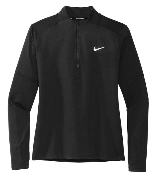 Nike Dri-FIT ELEMENT 1/2 ZIP LADIES' TOP (DH4951) - Flat Front Black