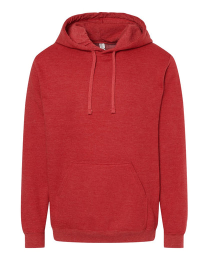 M&O 3320 Unisex Pullover Hoodie - Red Heather