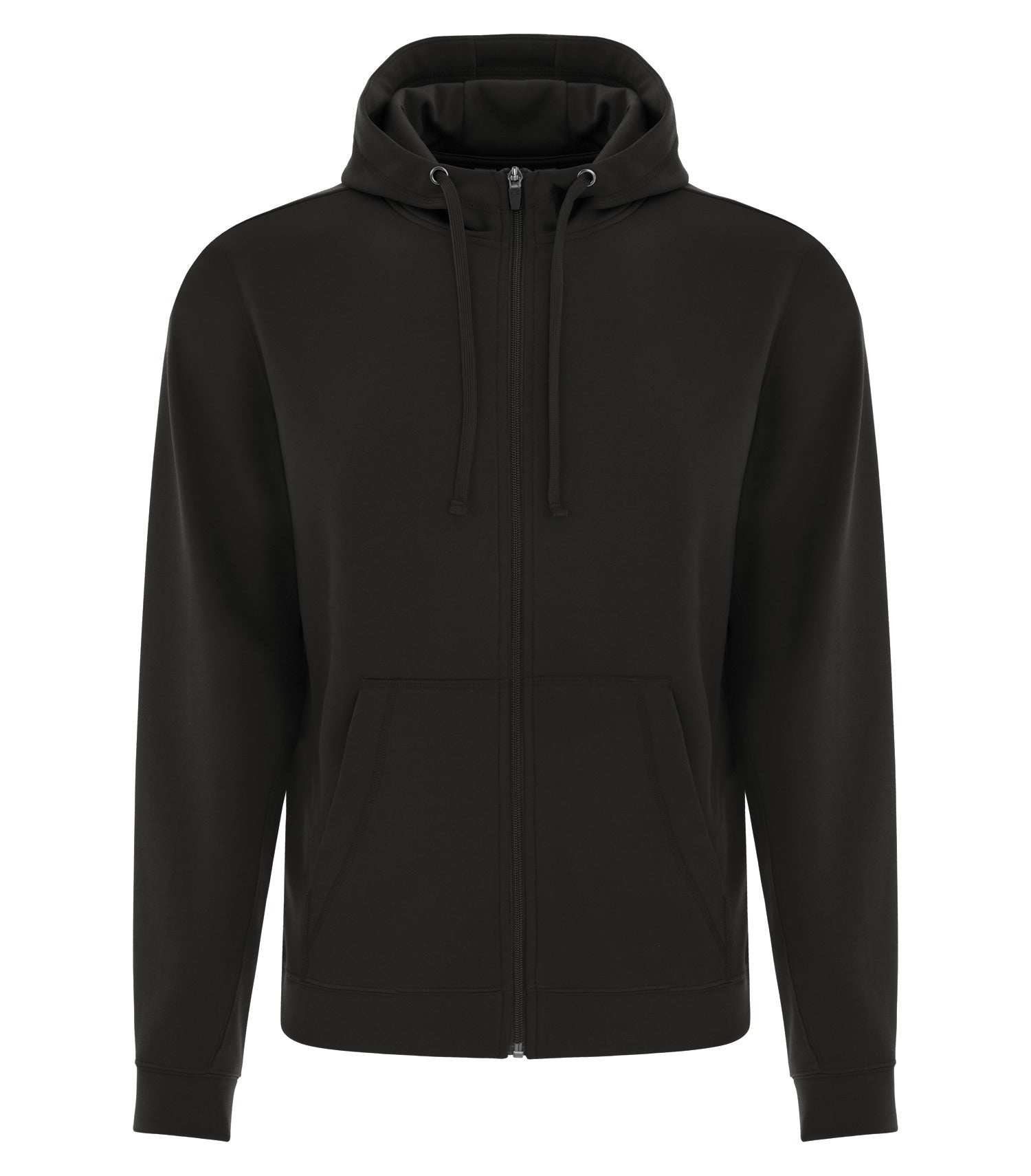 ATC FLEECE FULL ZIP HOODIE (F2004) - Black