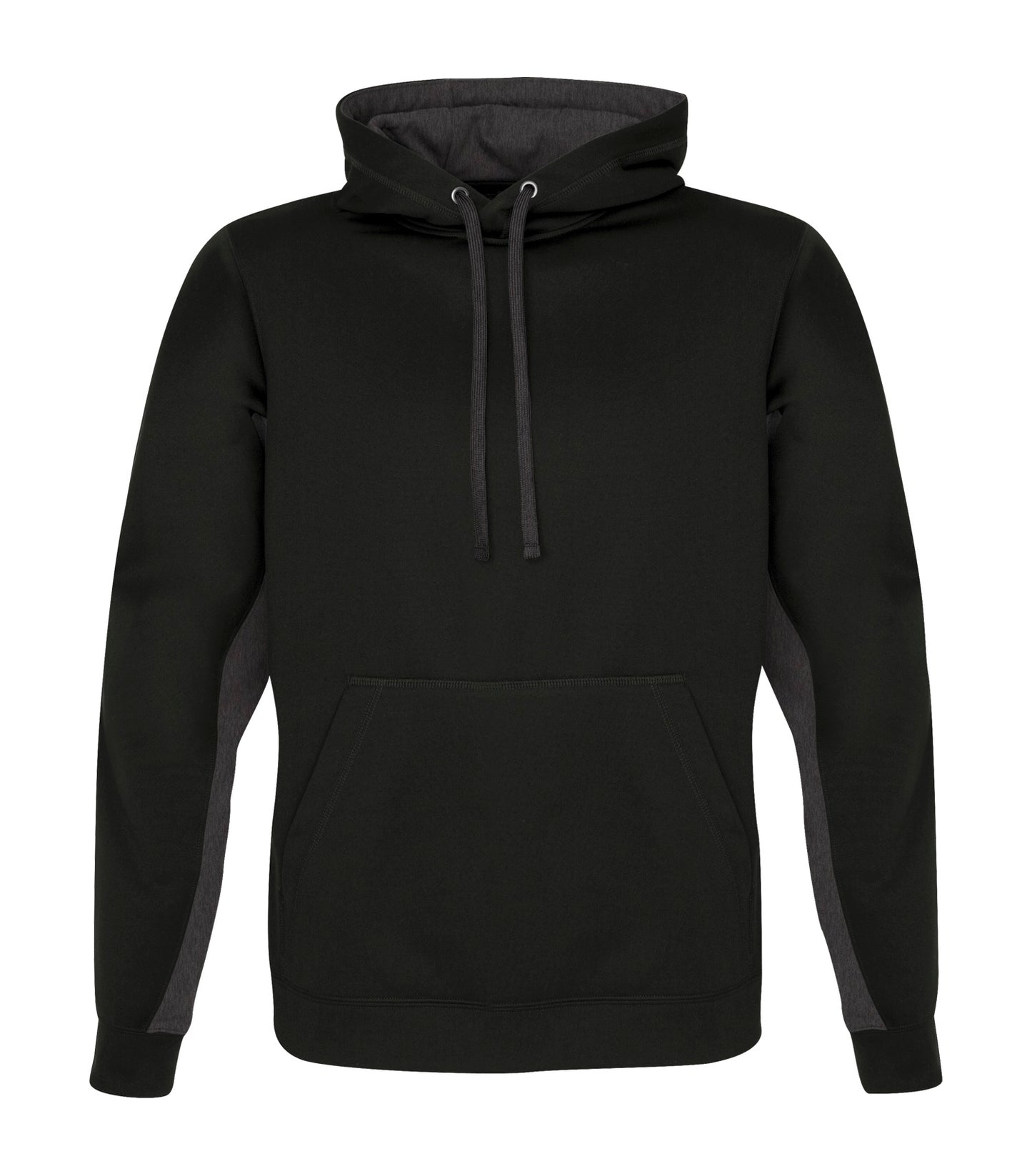 ATC FLEECE COLOUR BLOCK HOODIE (F2011) - Blackcharcoal