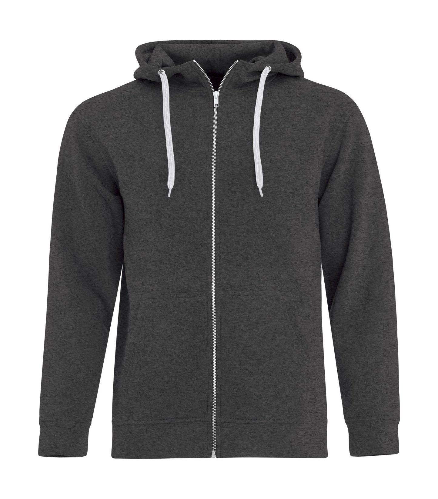 ATC CORE FULL ZIP HOODIE (F2018) - Charcoalheather