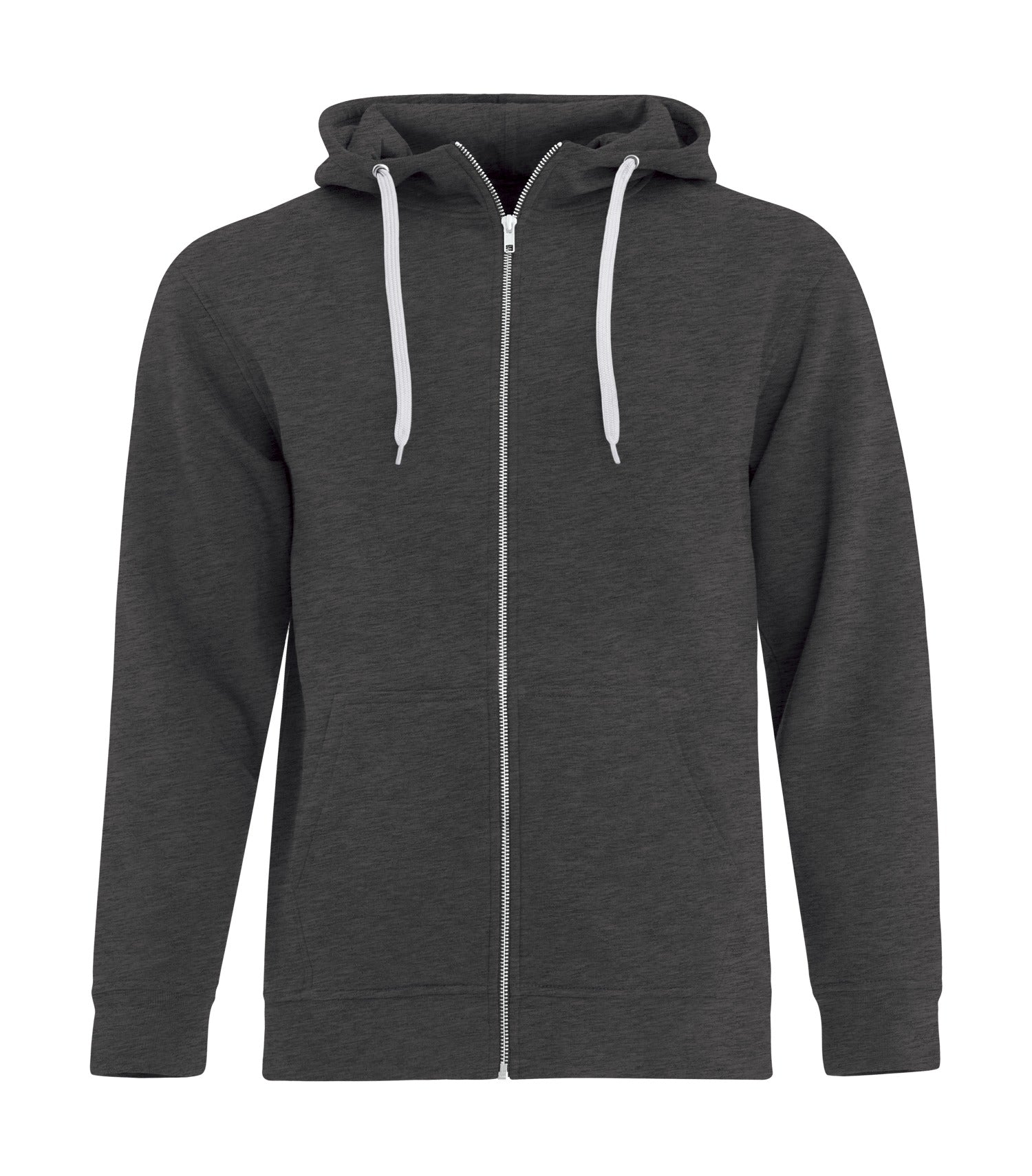 ATC CORE FULL ZIP HOODIE (F2018) - Charcoalheather
