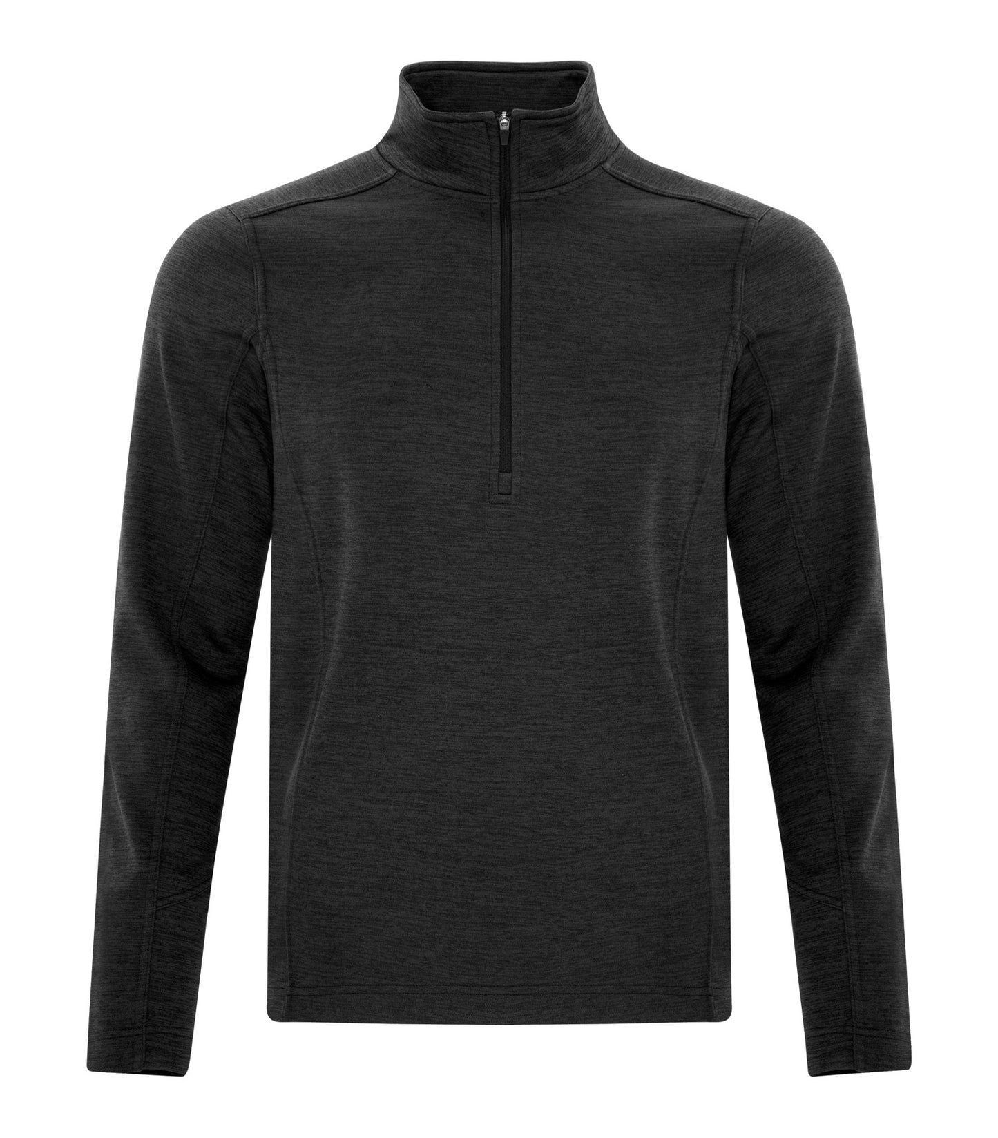 ATC HEATHER FLEECE 1/2 ZIP SWEATSHIRT (F2022) - Blackdynamic C2