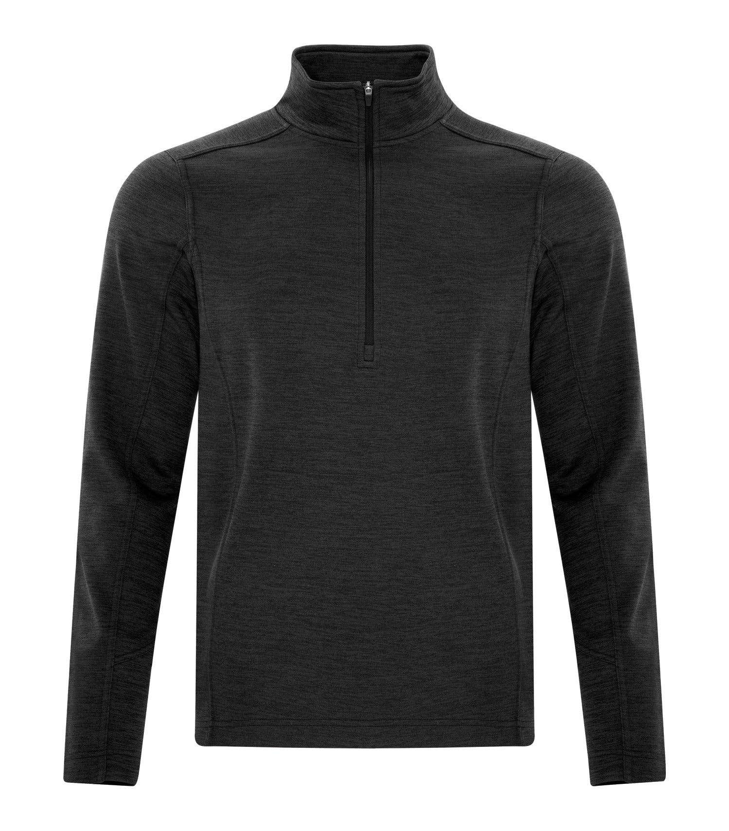 ATC HEATHER FLEECE 1/2 ZIP SWEATSHIRT (F2022) - Blackdynamic C2