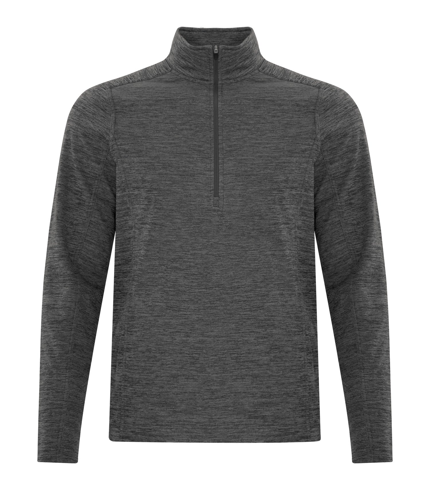 ATC HEATHER FLEECE 1/2 ZIP SWEATSHIRT (F2022) - Charcoaldynamic