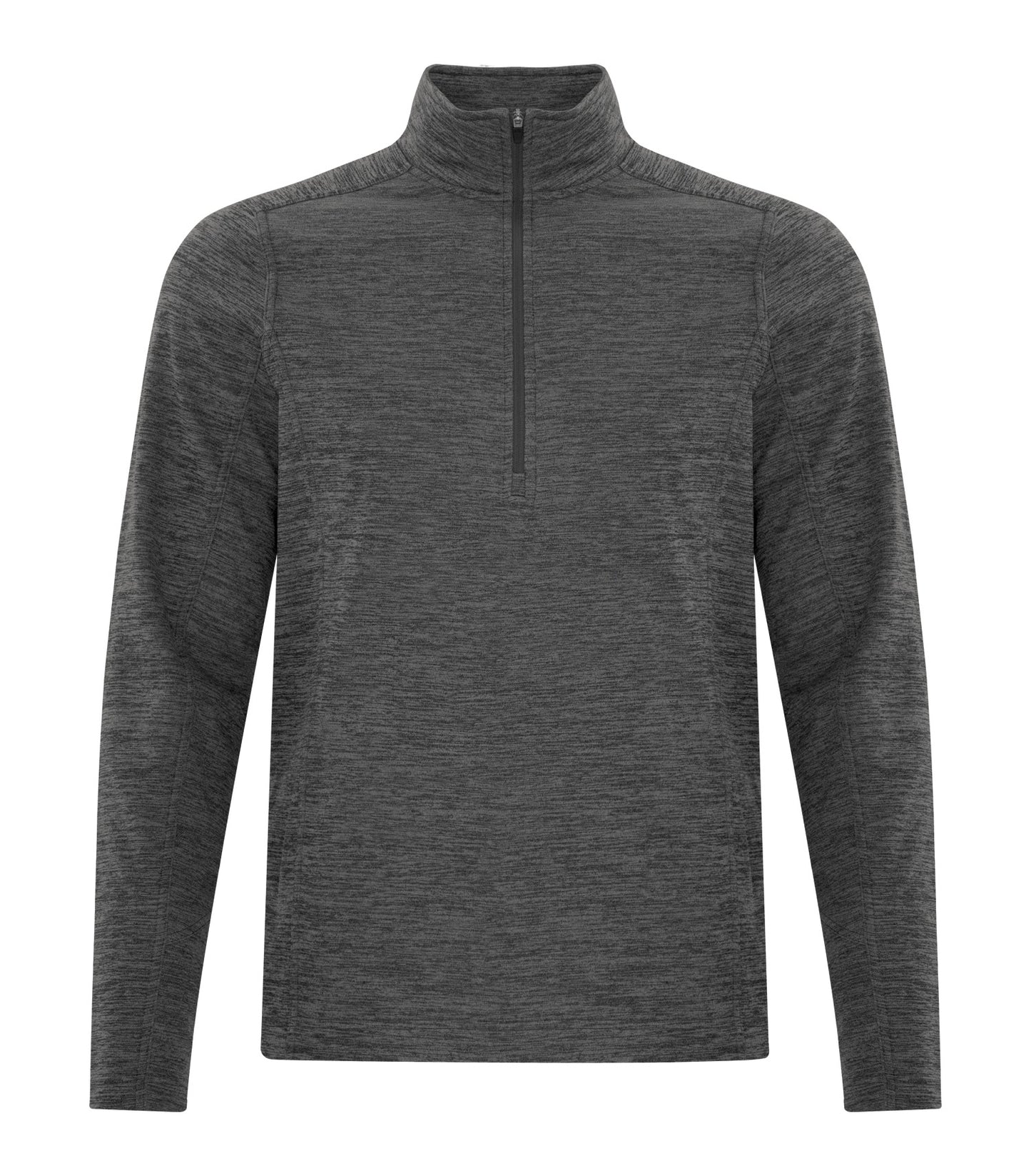 ATC HEATHER FLEECE 1/2 ZIP SWEATSHIRT (F2022) - Charcoaldynamic